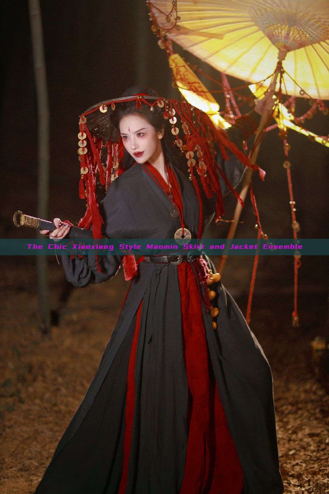 The Chic Xiaoxiang Style Maomin Skirt and Jacket Ensemble