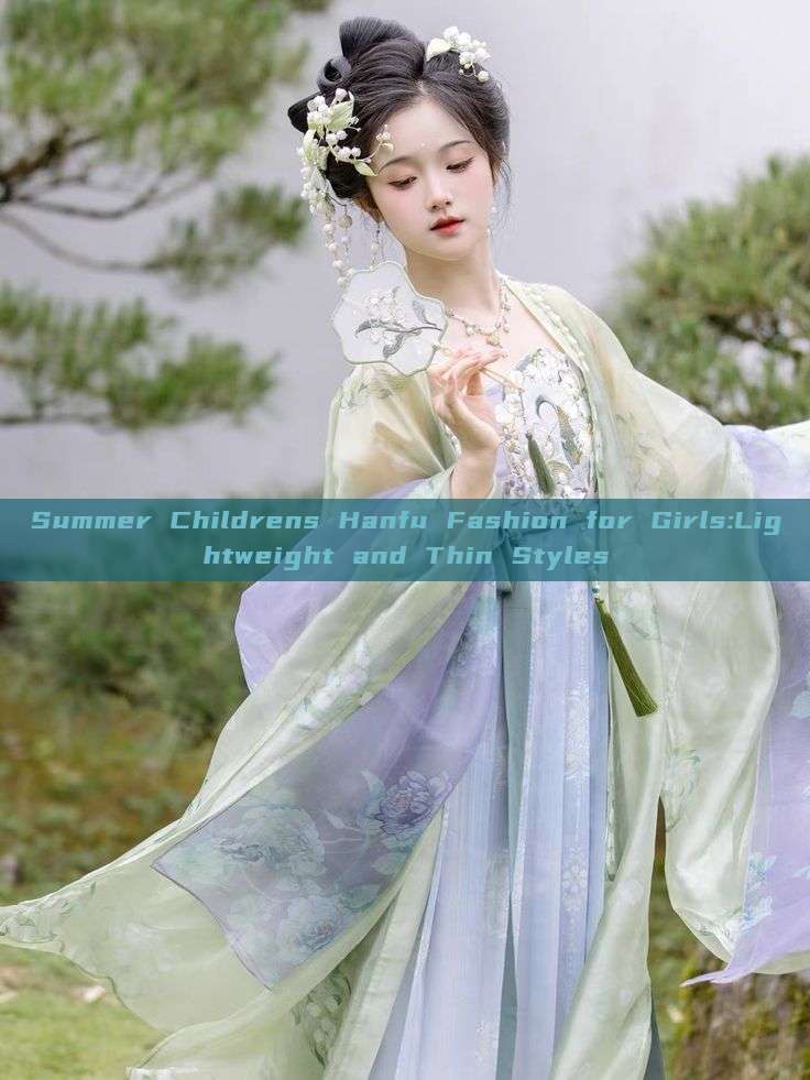 Summer Childrens Hanfu Fashion for Girls:Lightweight and Thin Styles