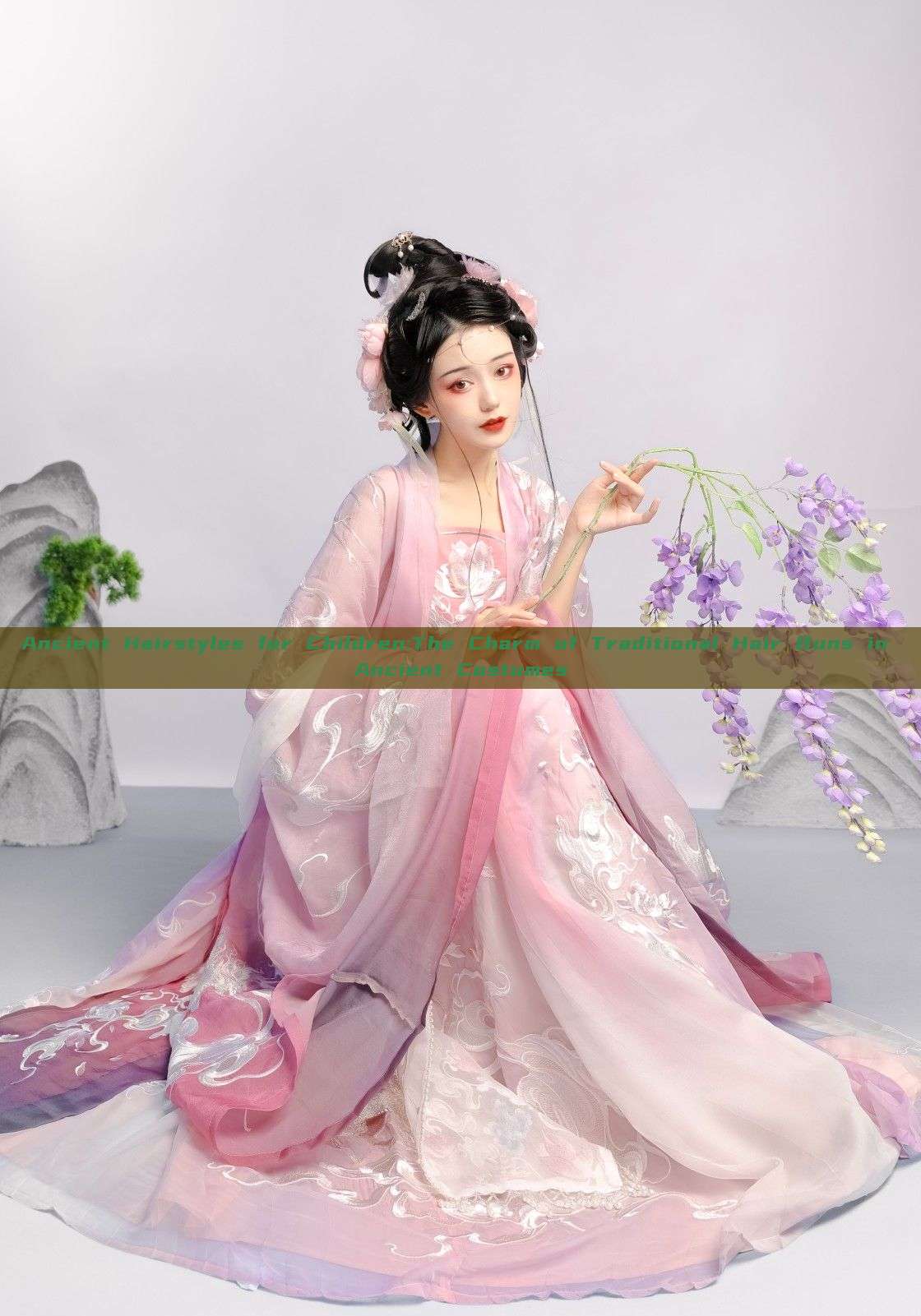 Ancient Hairstyles for Children:The Charm of Traditional Hair Buns in Ancient Costumes