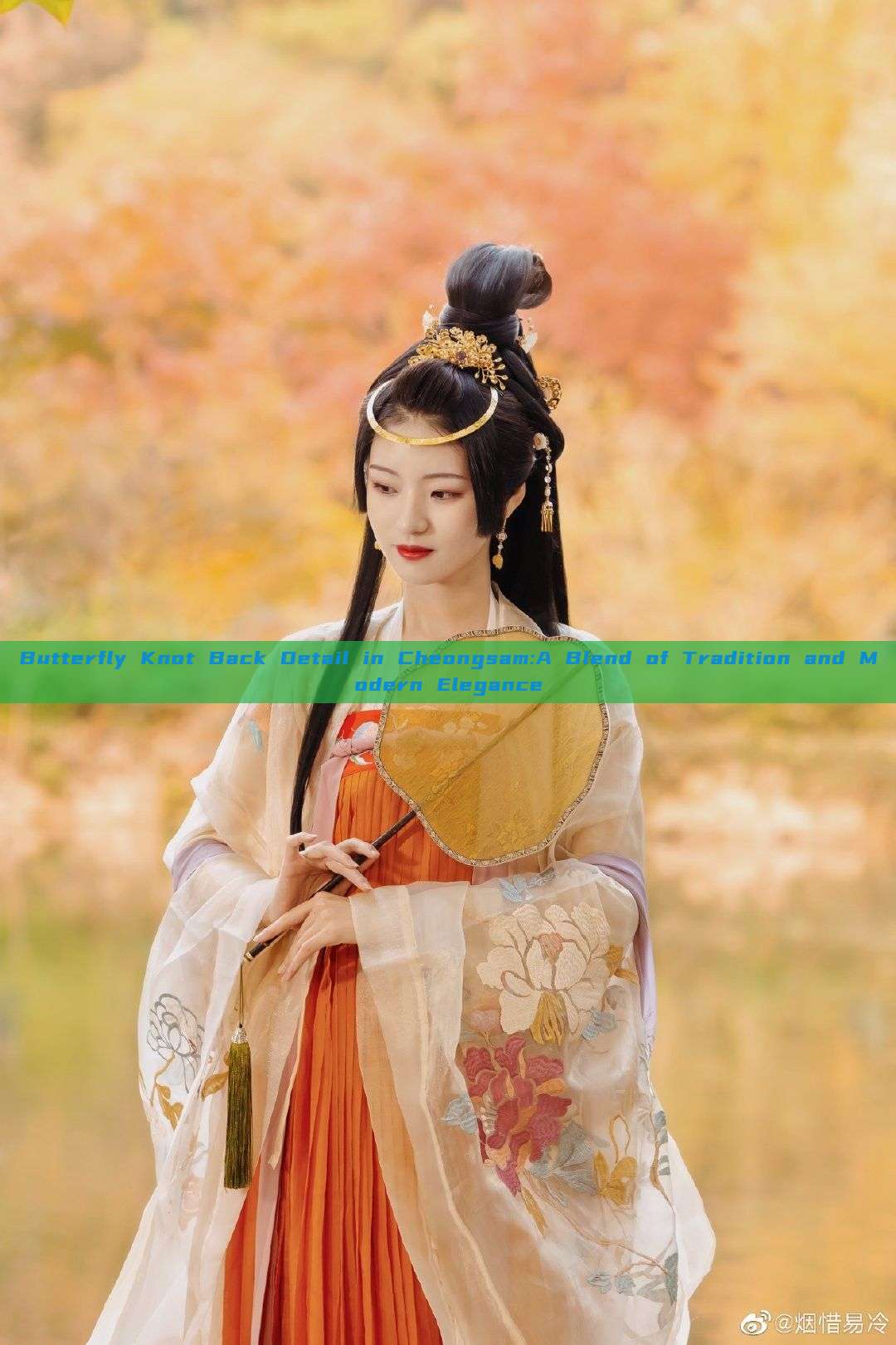 Butterfly Knot Back Detail in Cheongsam:A Blend of Tradition and Modern Elegance