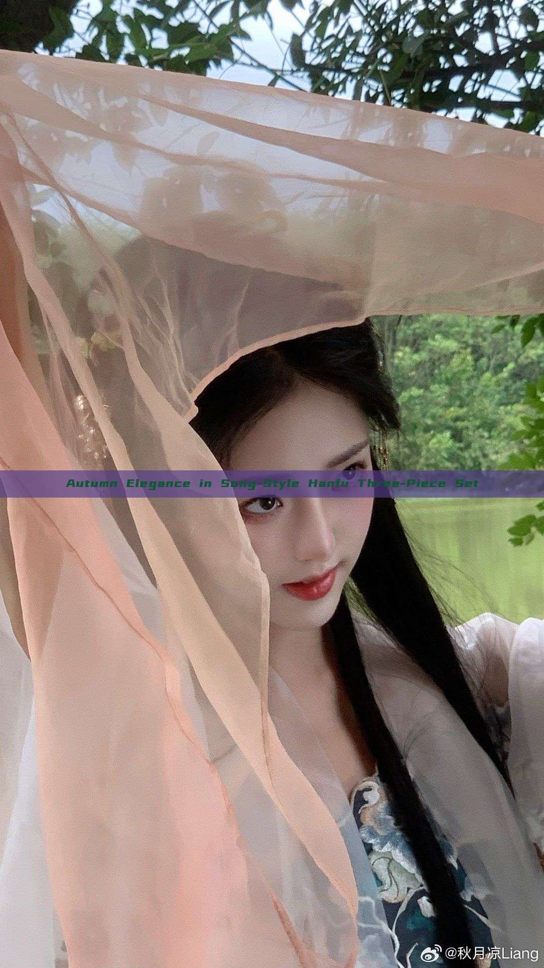 Autumn Elegance in Song-Style Hanfu Three-Piece Set Autumn Elegance in Song-Style Hanfu Three-Piece Set