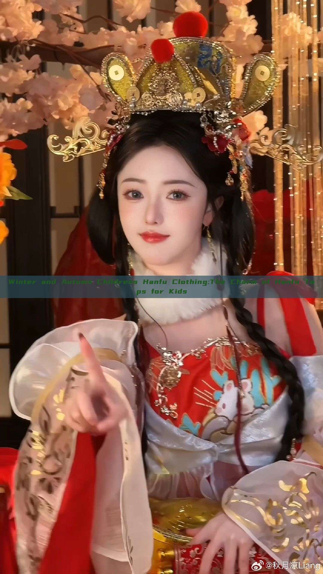 Winter and Autumn Childrens Hanfu Clothing:The Charm of Hanfu Tops for Kids