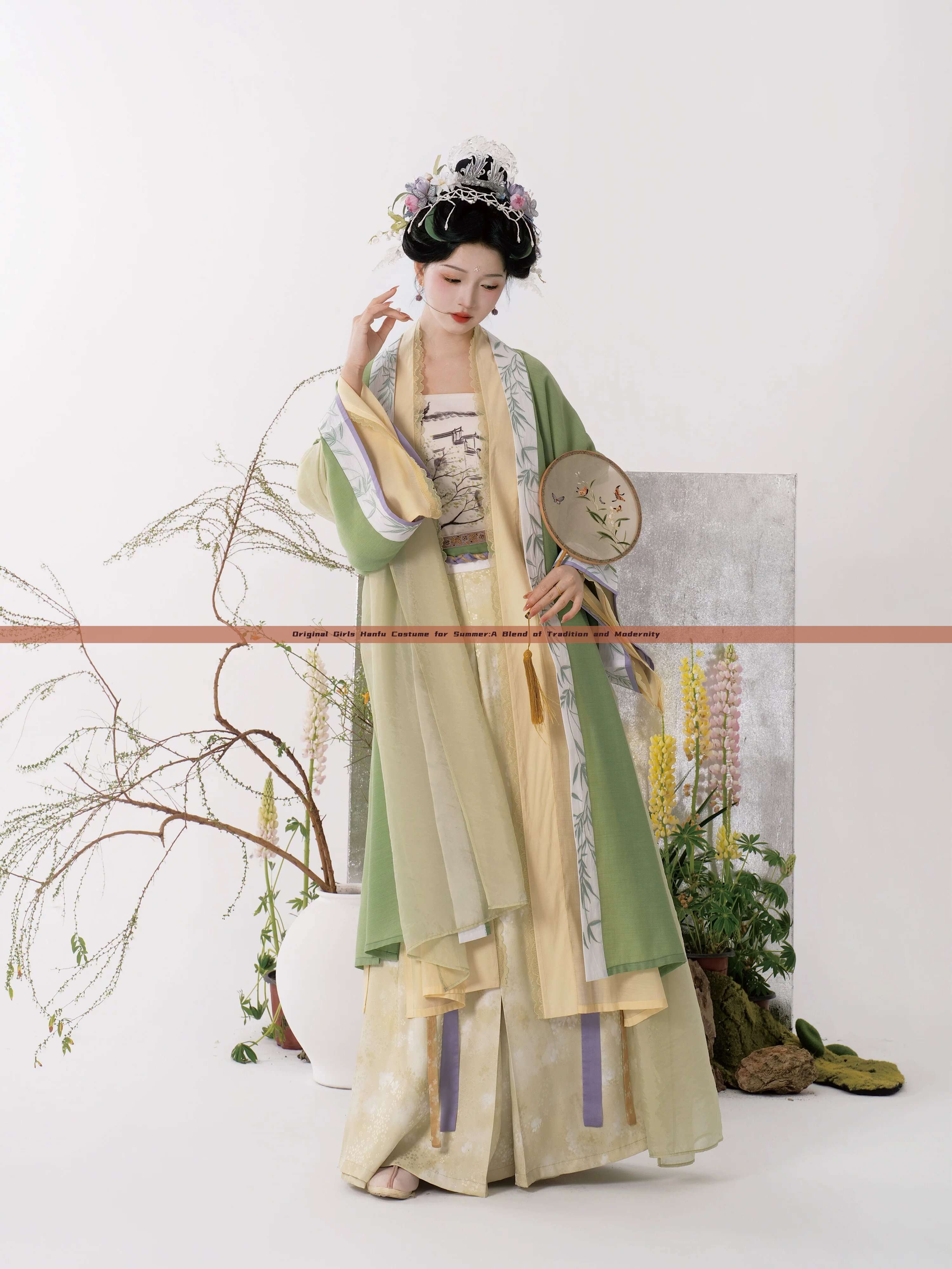 Original Girls Hanfu Costume for Summer:A Blend of Tradition and Modernity