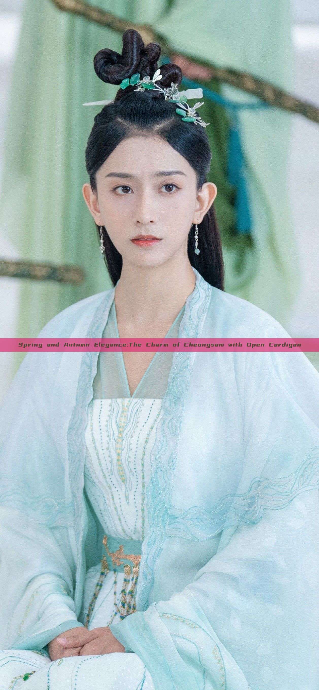 Spring and Autumn Elegance:The Charm of Cheongsam with Open Cardigan