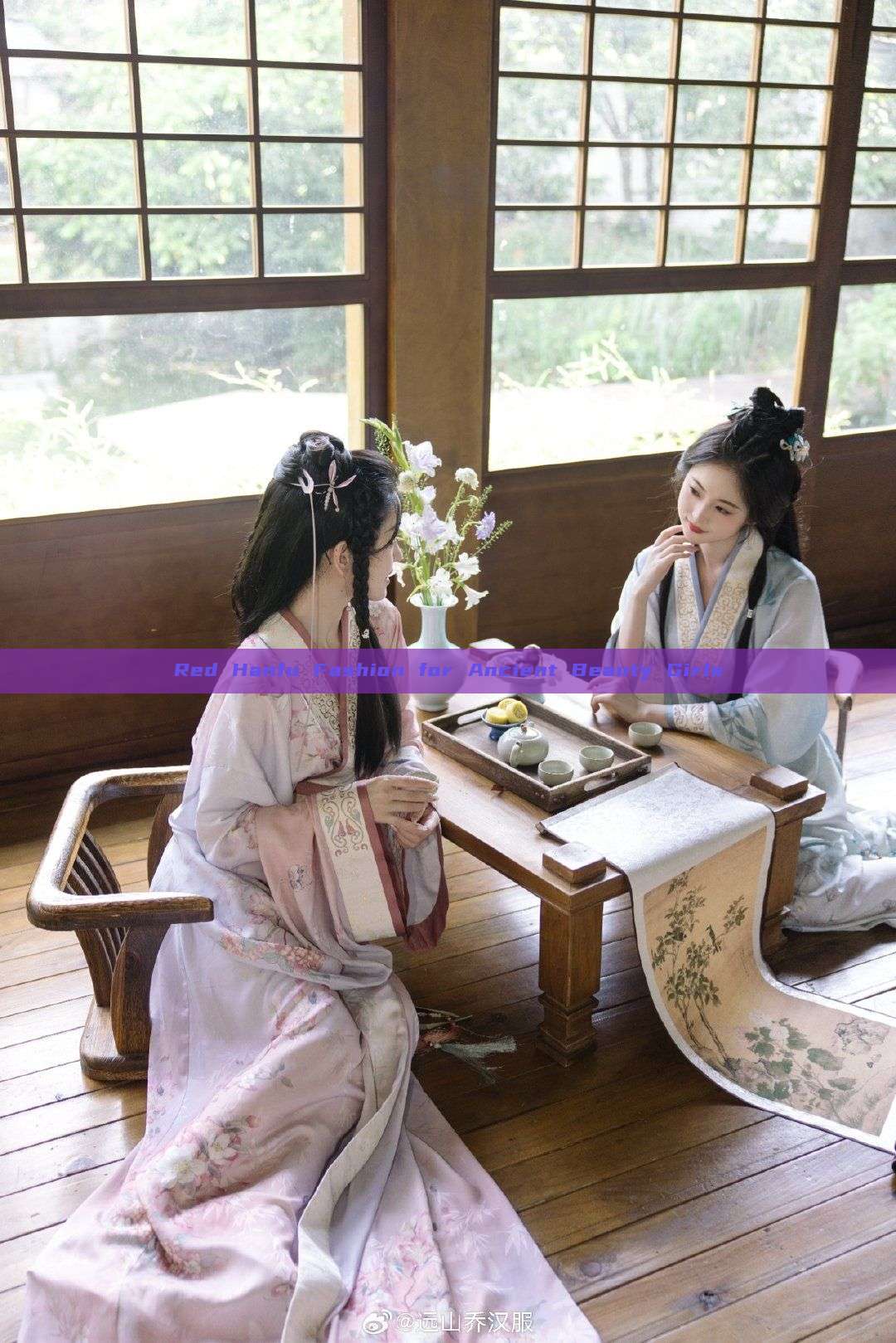Red Hanfu Fashion for Ancient Beauty Girls Red Hanfu Fashion for Ancient Beauty Girls