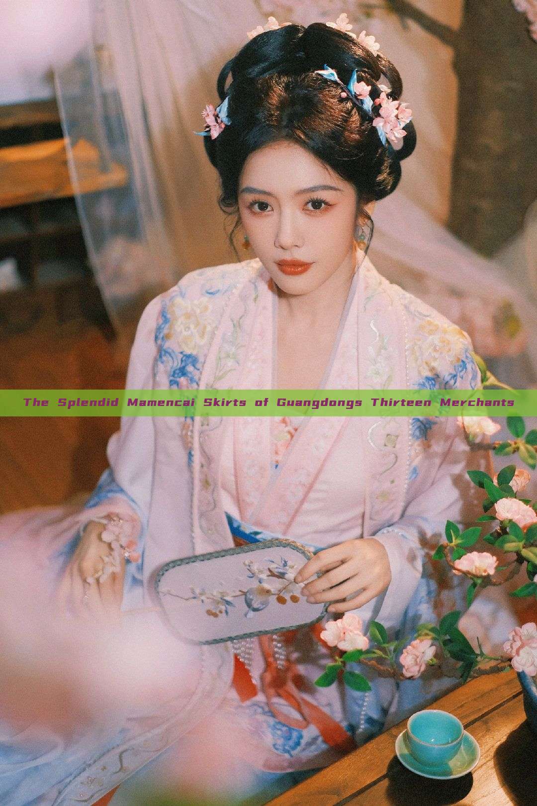 The Splendid Mamencai Skirts of Guangdongs Thirteen Merchants