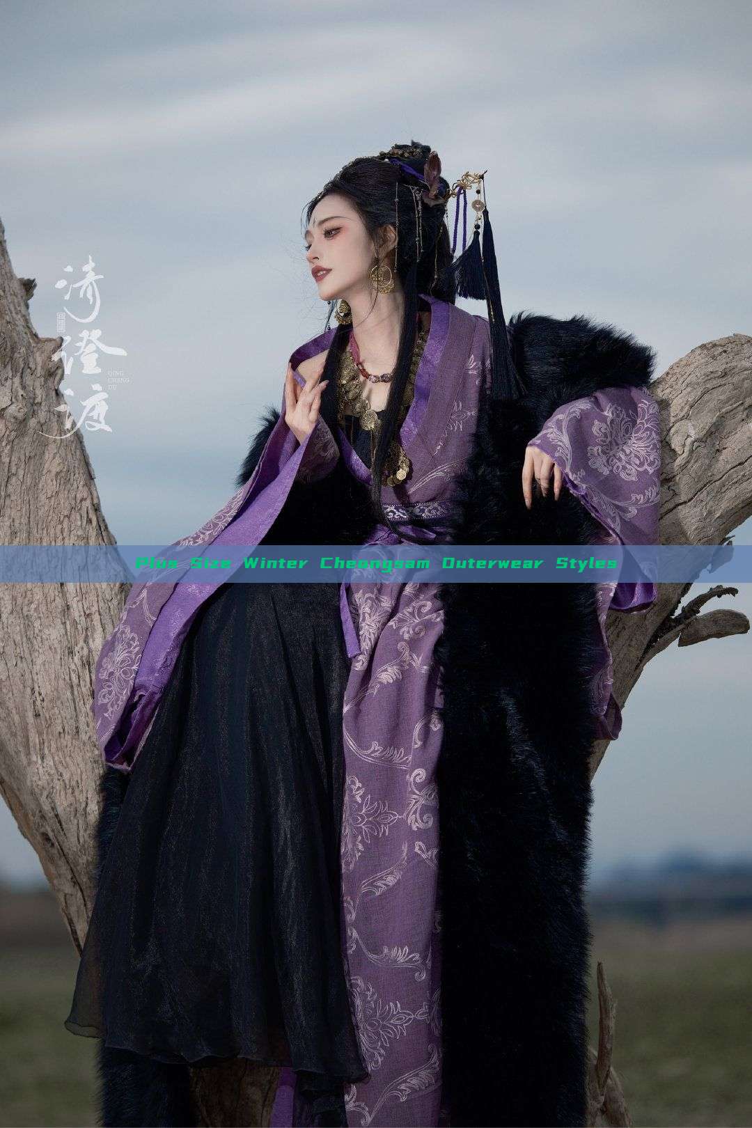Plus Size Winter Cheongsam Outerwear Styles