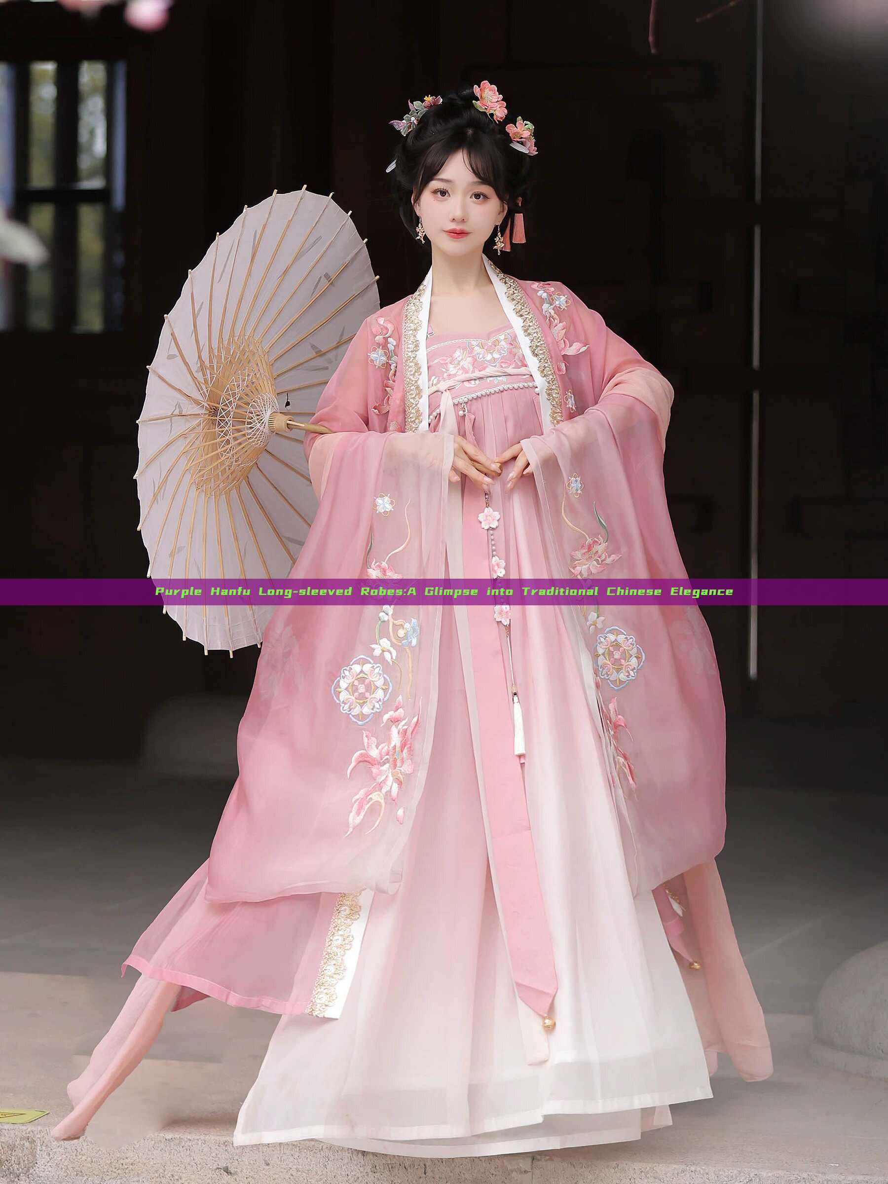 Purple Hanfu Long-sleeved Robes:A Glimpse into Traditional Chinese Elegance