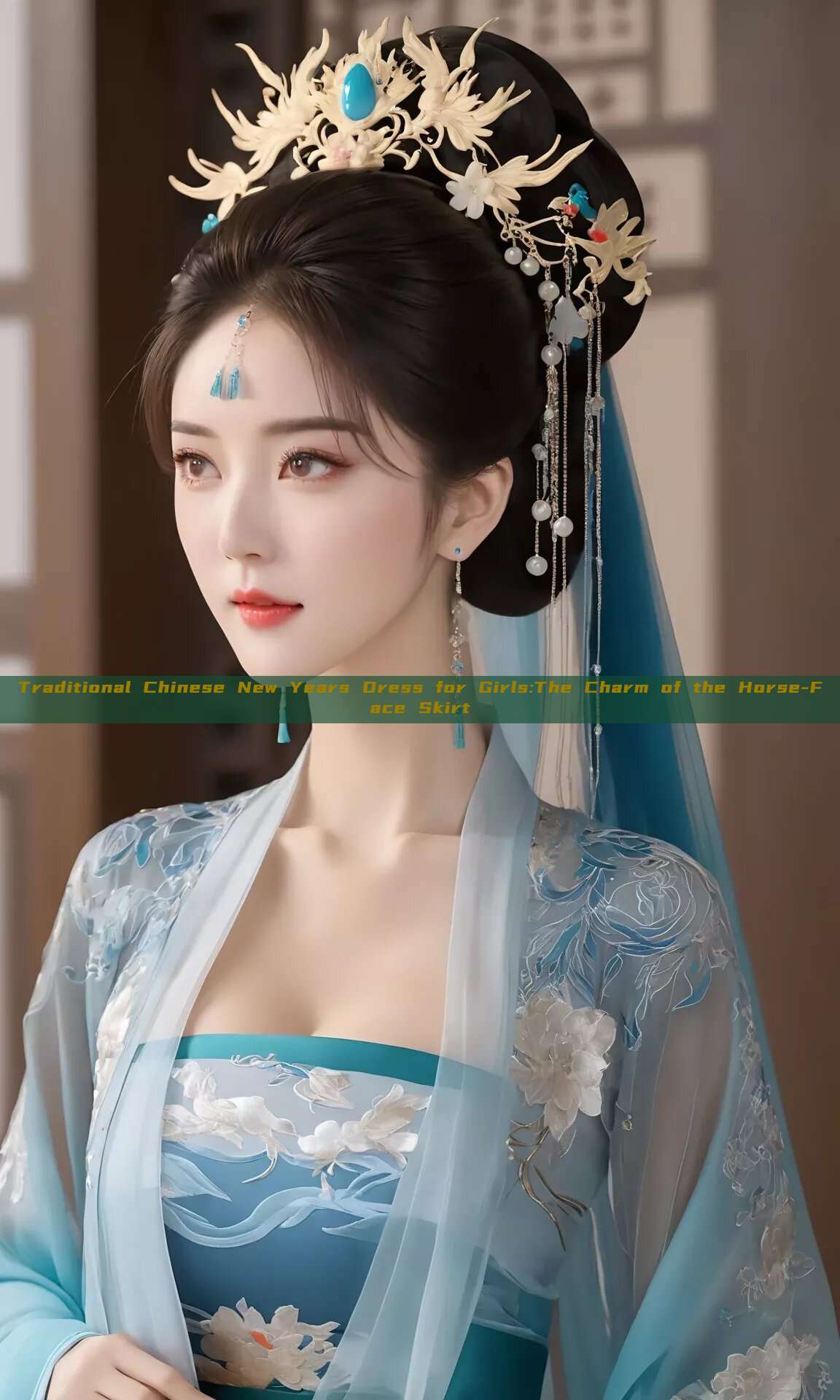 Traditional Chinese New Years Dress for Girls:The Charm of the Horse-Face Skirt Traditional Chinese New Years Dress for Girls:The Charm of the Horse-Face Skirt