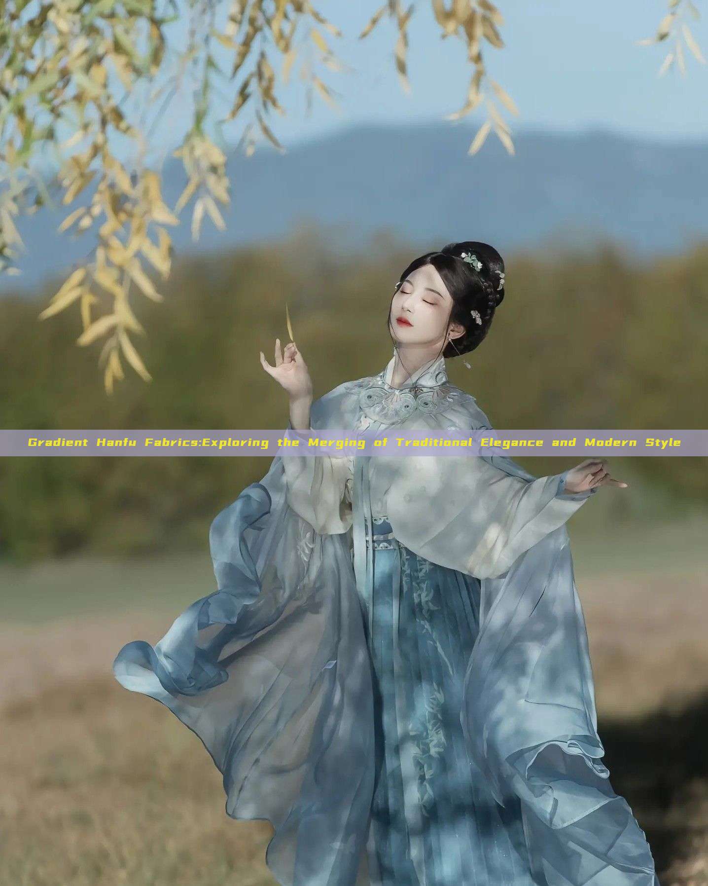 Gradient Hanfu Fabrics:Exploring the Merging of Traditional Elegance and Modern Style