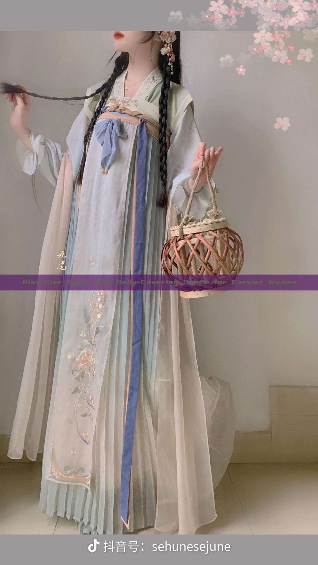 Plus-Size Qipao with Belly-Covering Charm for Curvier Women Plus-Size Qipao with Belly-Covering Charm for Curvier Women