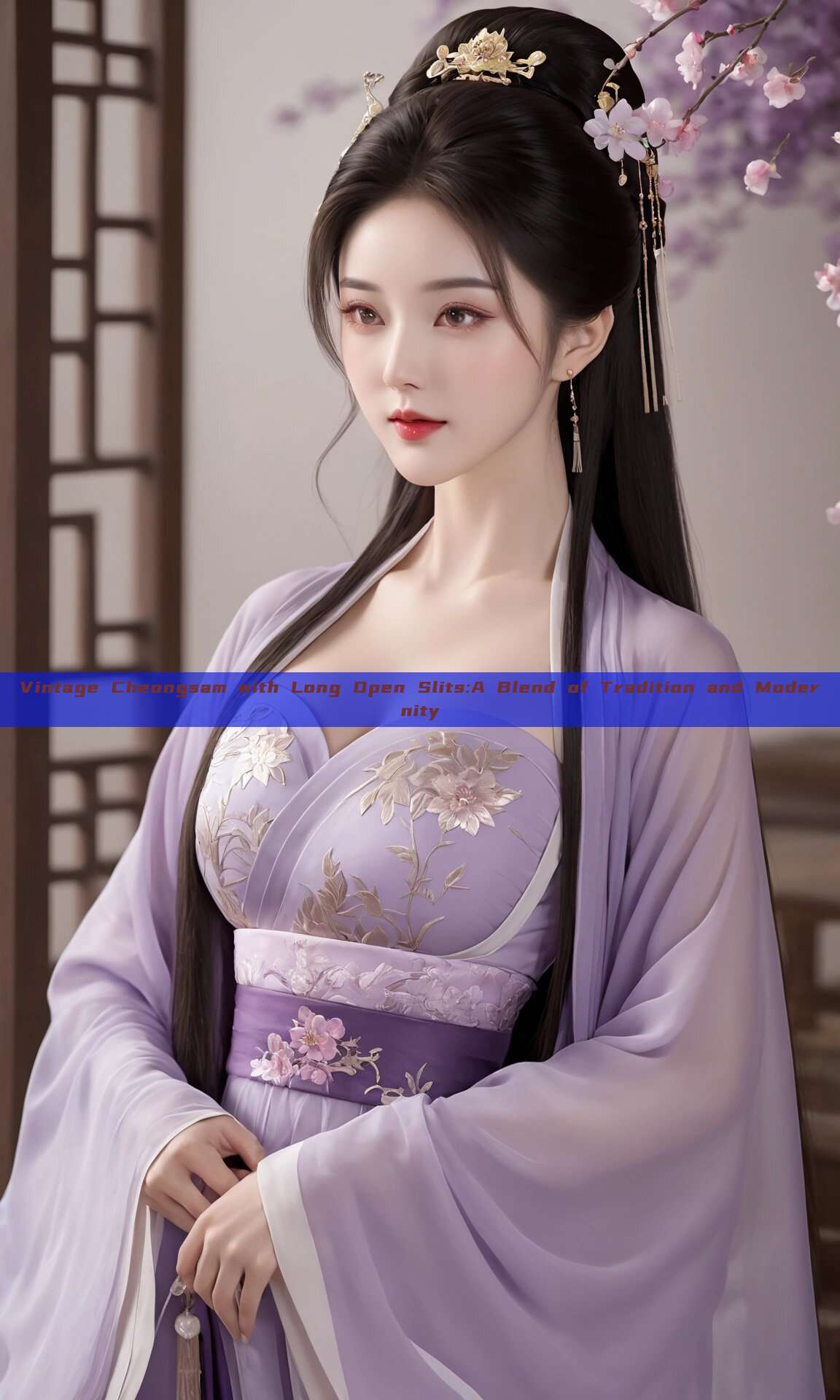 Vintage Cheongsam with Long Open Slits:A Blend of Tradition and Modernity Vintage Cheongsam with Long Open Slits:A Blend of Tradition and Modernity