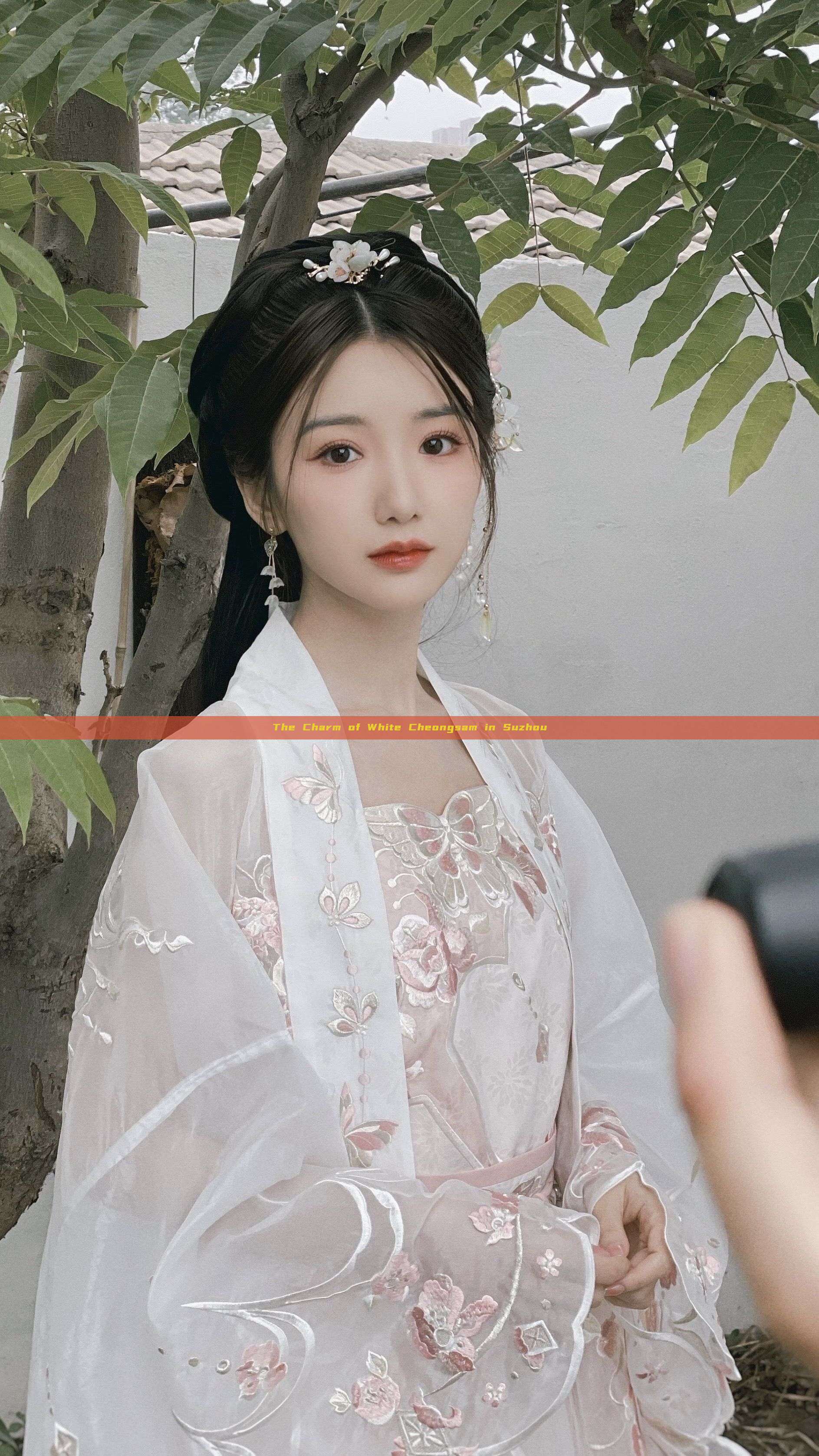 The Charm of White Cheongsam in Suzhou The Charm of White Cheongsam in Suzhou