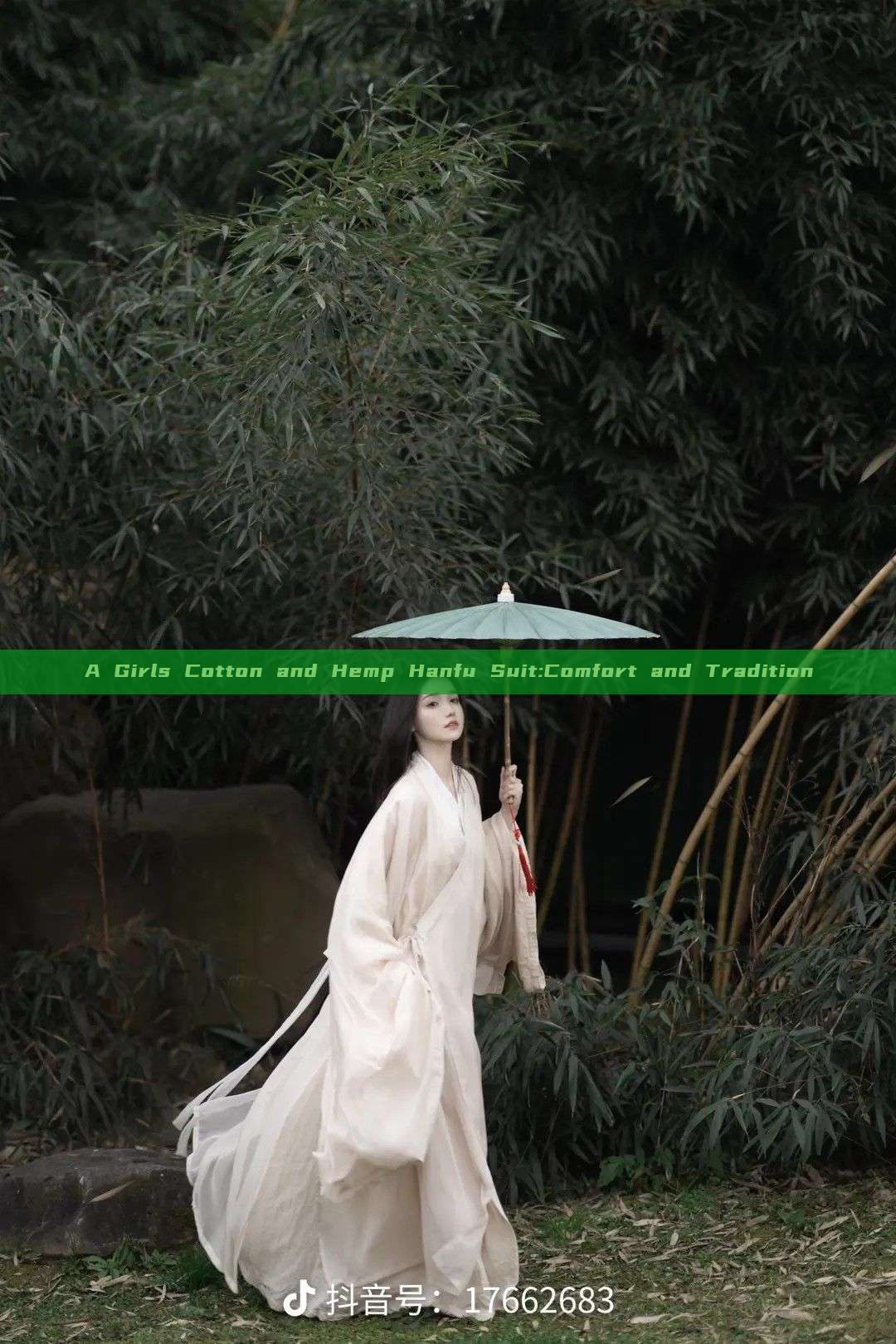 A Girls Cotton and Hemp Hanfu Suit:Comfort and Tradition A Girls Cotton and Hemp Hanfu Suit:Comfort and Tradition