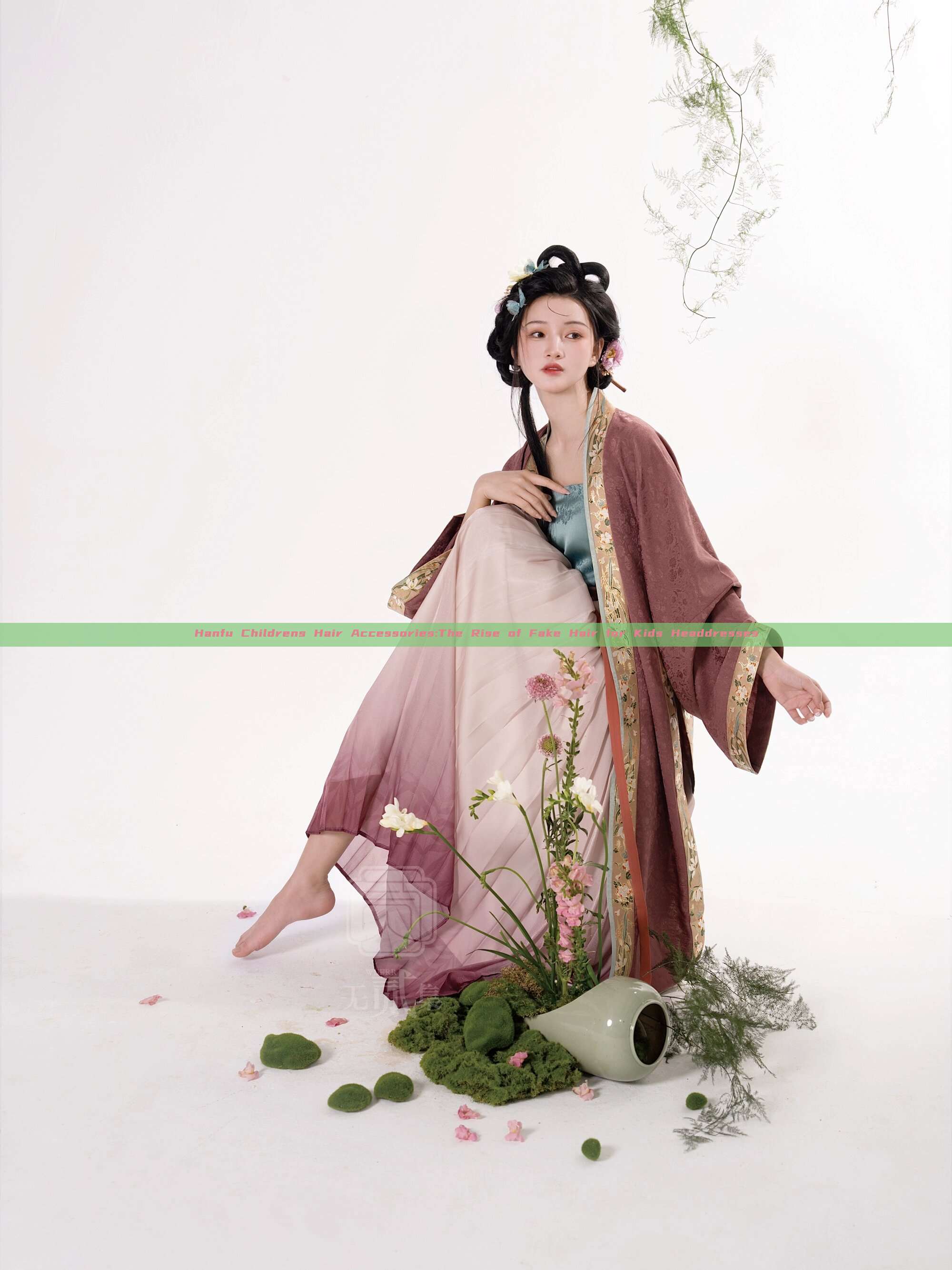 Hanfu Childrens Hair Accessories:The Rise of Fake Hair for Kids Headdresses Hanfu Childrens Hair Accessories:The Rise of Fake Hair for Kids Headdresses