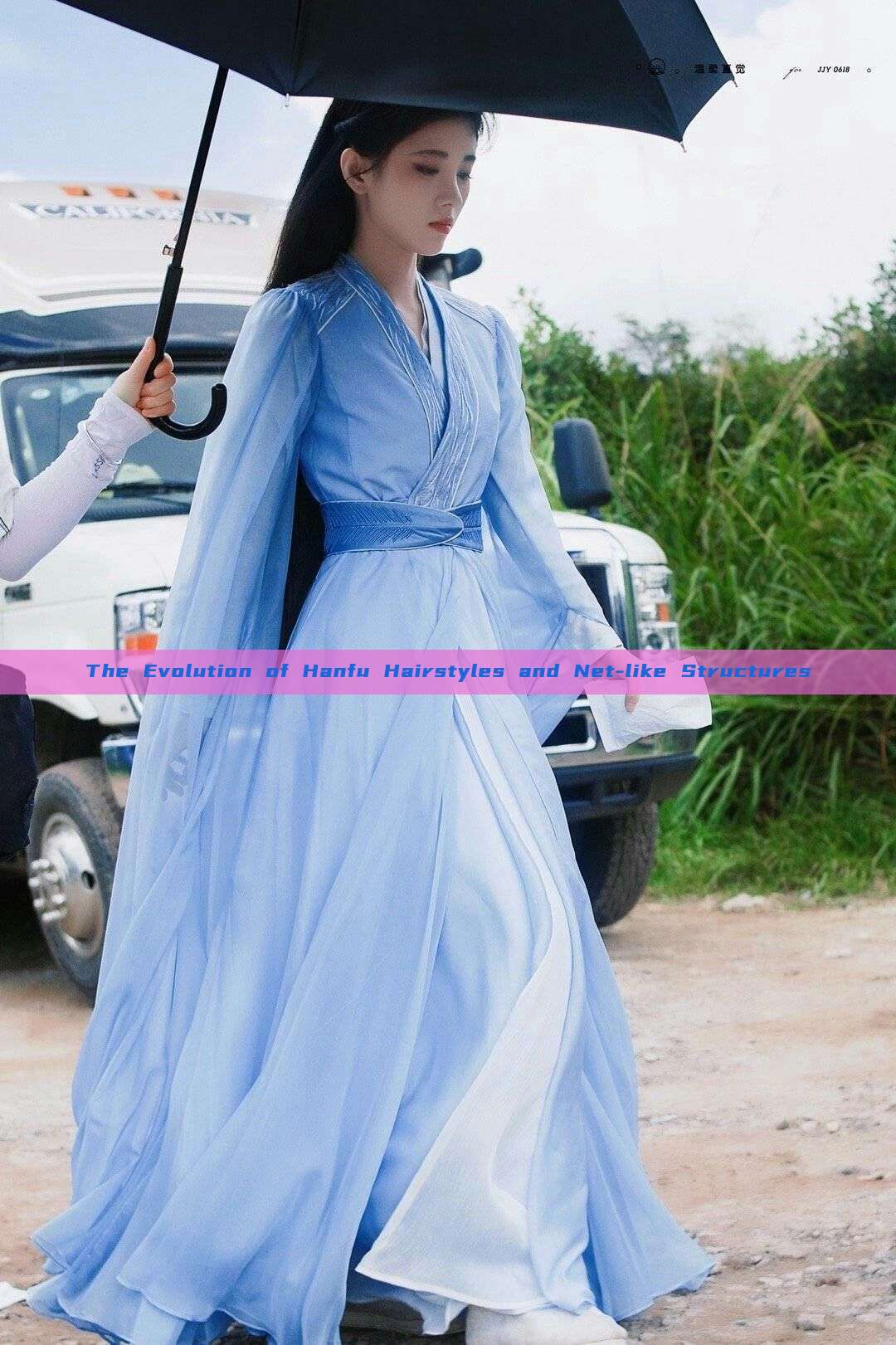 The Evolution of Hanfu Hairstyles and Net-like Structures
