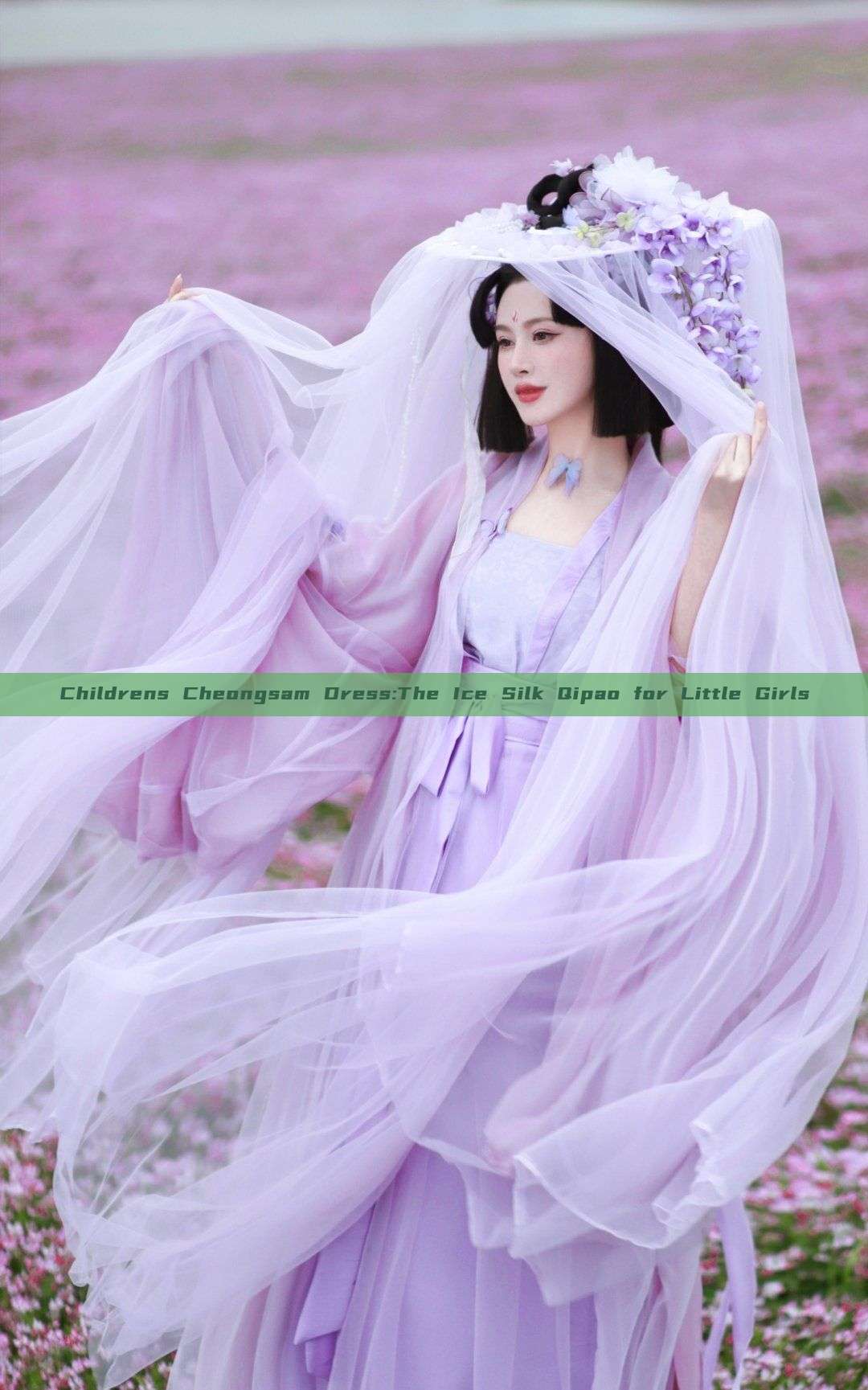 Childrens Cheongsam Dress:The Ice Silk Qipao for Little Girls