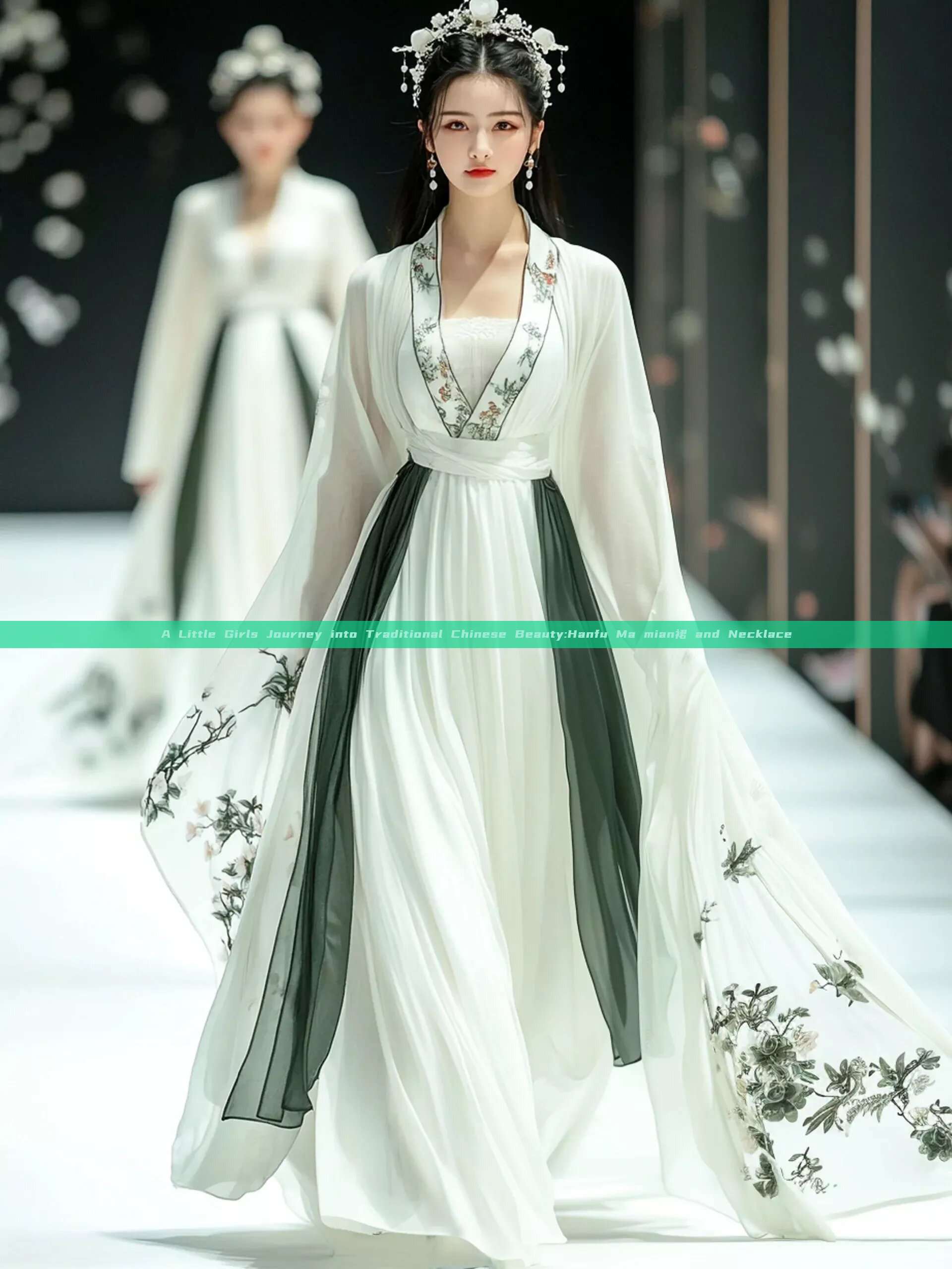 A Little Girls Journey into Traditional Chinese Beauty:Hanfu Ma mian裙 and Necklace A Little Girls Journey into Traditional Chinese Beauty:Hanfu Ma mian裙 and Necklace