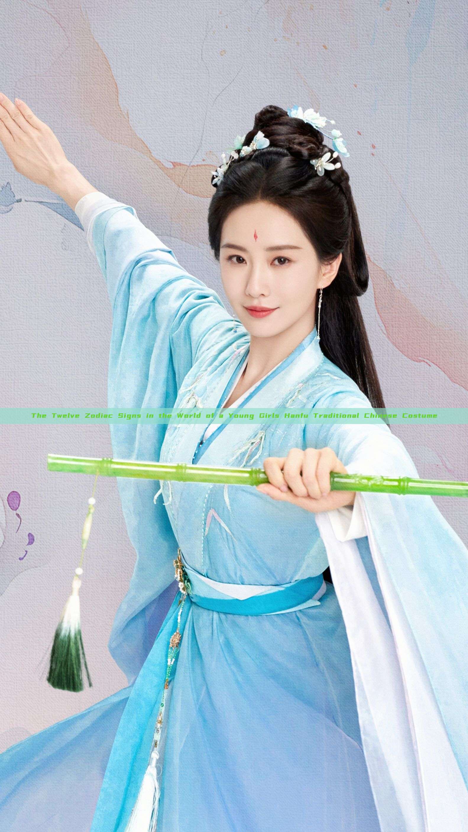 The Twelve Zodiac Signs in the World of a Young Girls Hanfu Traditional Chinese Costume