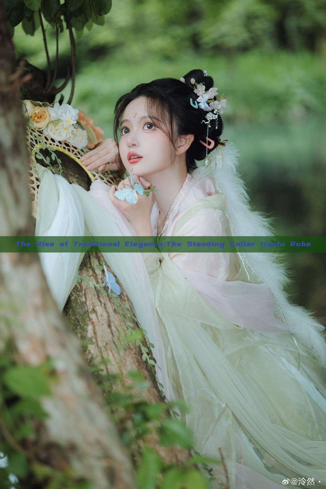 The Rise of Traditional Elegance:The Standing Collar Hanfu Robe