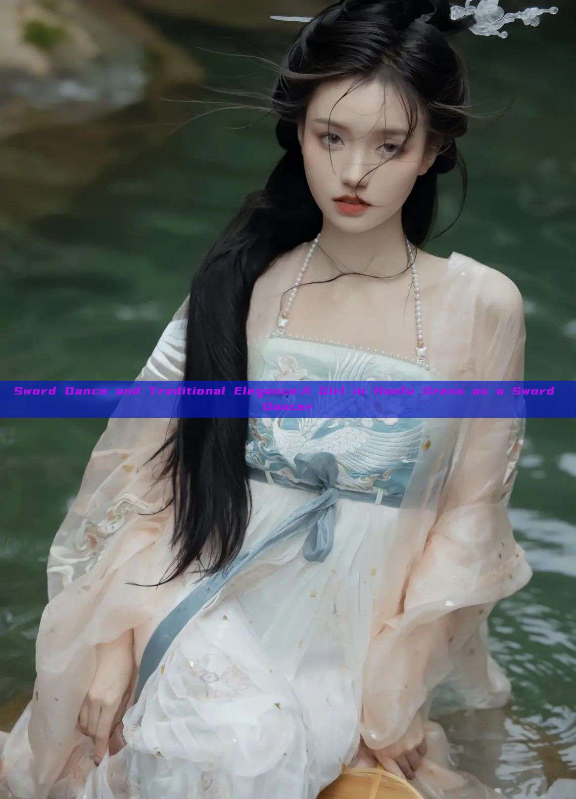 Sword Dance and Traditional Elegance:A Girl in Hanfu Dress as a Sword Dancer