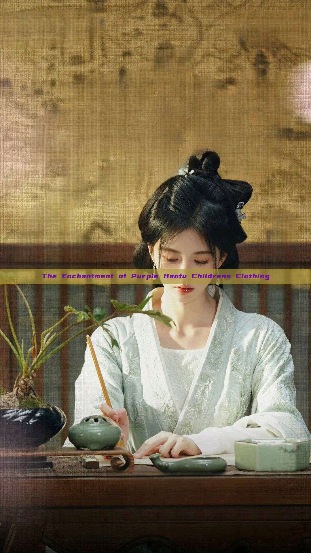 The Enchantment of Purple Hanfu Childrens Clothing The Enchantment of Purple Hanfu Childrens Clothing