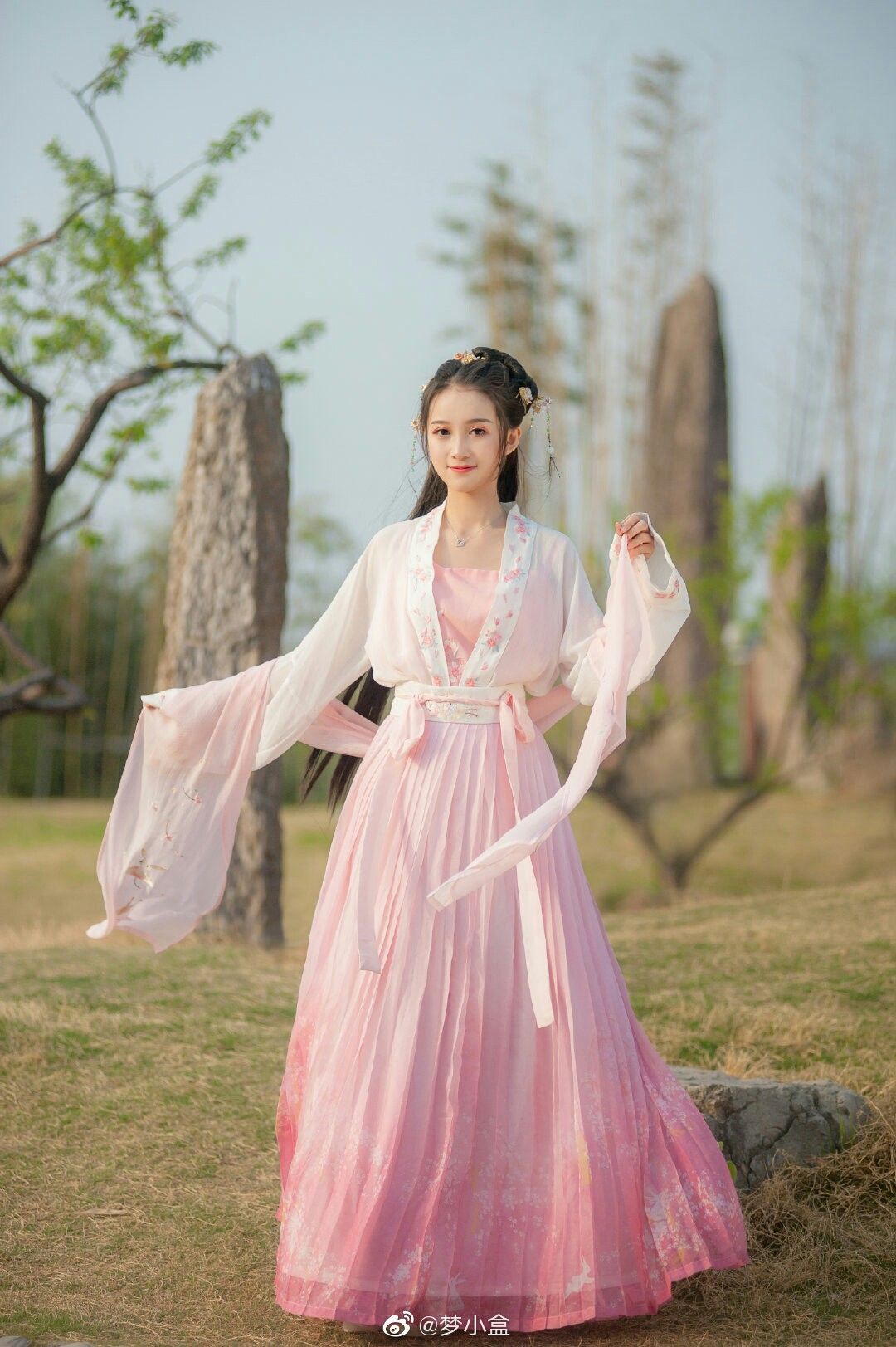 A Princess in a Fairyland:The Enchanting Tale of a Girl in Hanfu汉服 with Ancient Princess Charm
