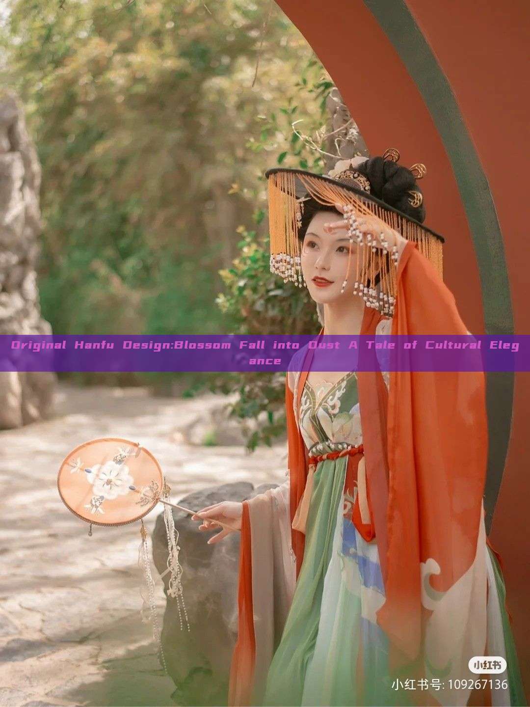 Original Hanfu Design:Blossom Fall into Dust A Tale of Cultural Elegance Original Hanfu Design:Blossom Fall into Dust A Tale of Cultural Elegance