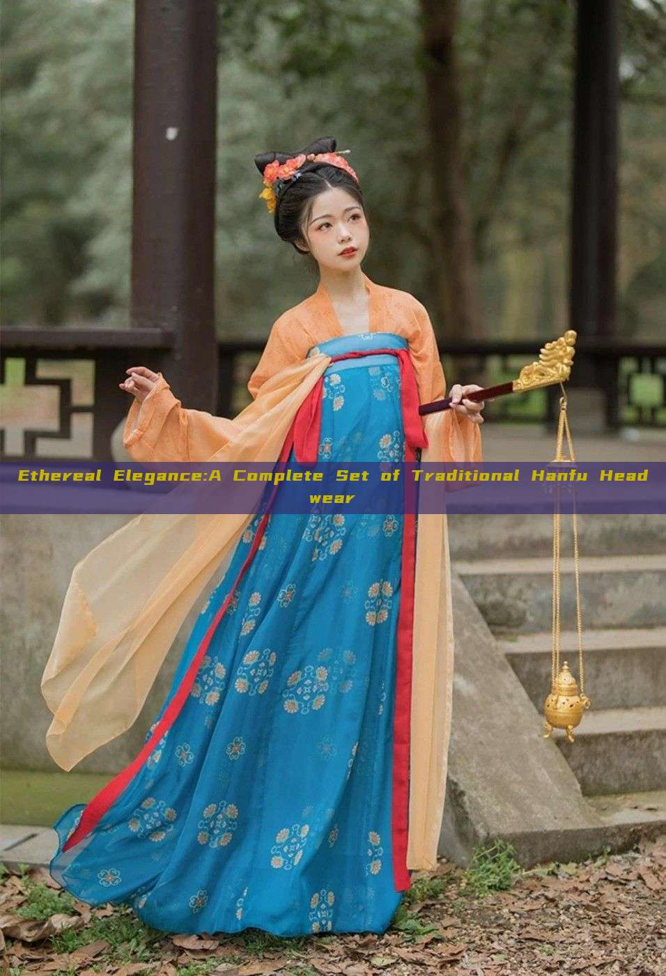 Ethereal Elegance:A Complete Set of Traditional Hanfu Headwear Ethereal Elegance:A Complete Set of Traditional Hanfu Headwear