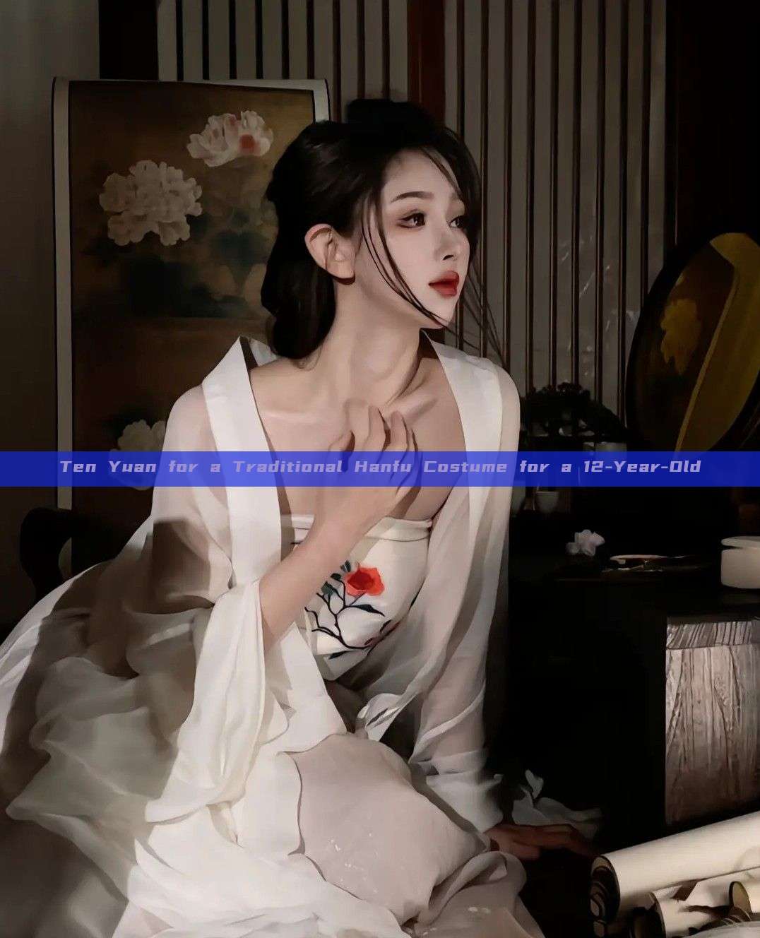 Ten Yuan for a Traditional Hanfu Costume for a 12-Year-Old Ten Yuan for a Traditional Hanfu Costume for a 12-Year-Old