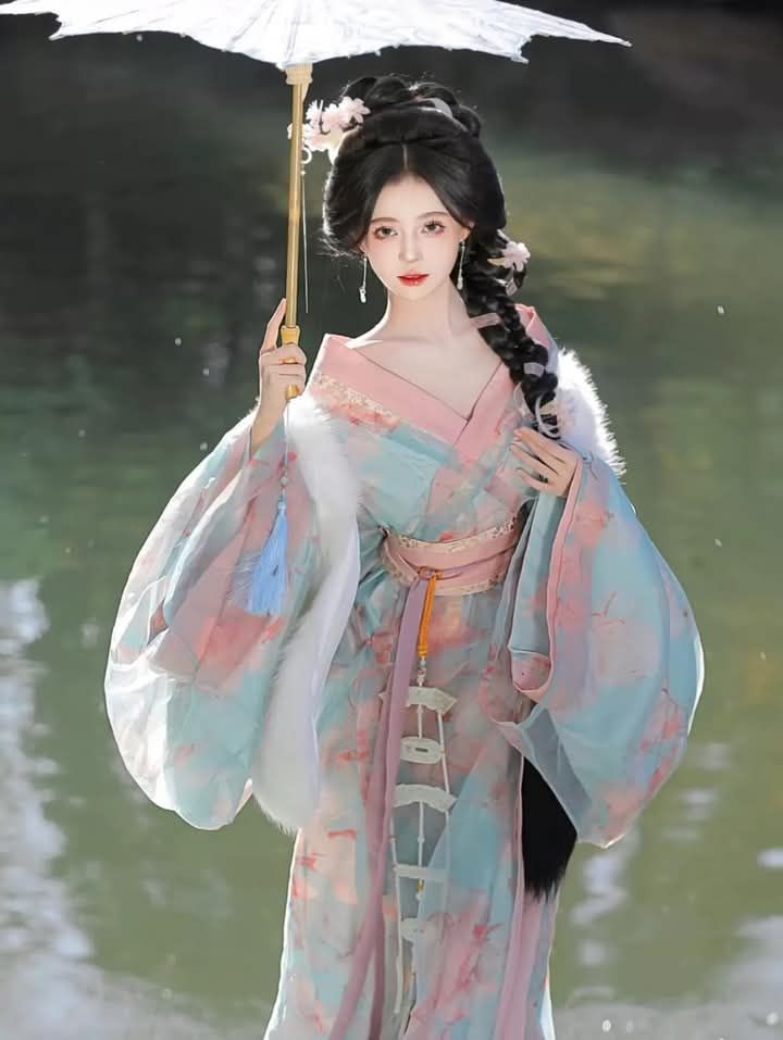 Spring and Autumn in Song-Style Hanfu for Little Girls Spring and Autumn in Song-Style Hanfu for Little Girls