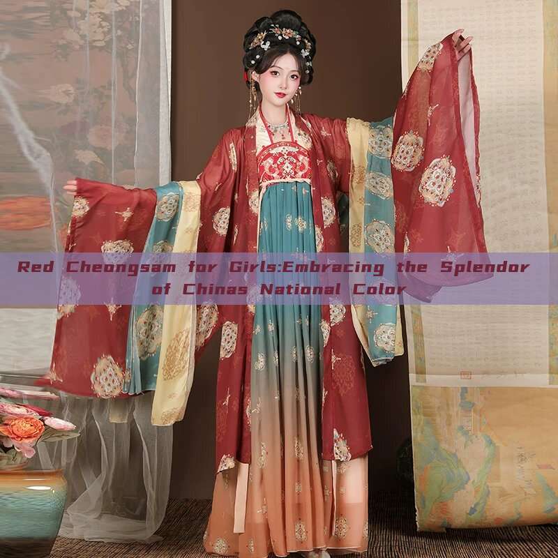 Red Cheongsam for Girls:Embracing the Splendor of Chinas National Color Red Cheongsam for Girls:Embracing the Splendor of Chinas National Color