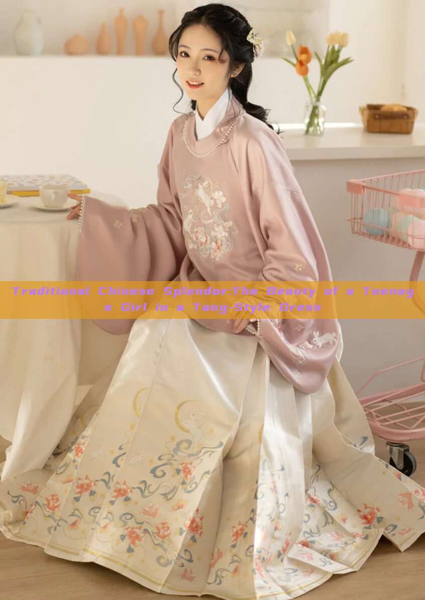 Traditional Chinese Splendor:The Beauty of a Teenage Girl in a Tang-Style Dress Traditional Chinese Splendor:The Beauty of a Teenage Girl in a Tang-Style Dress