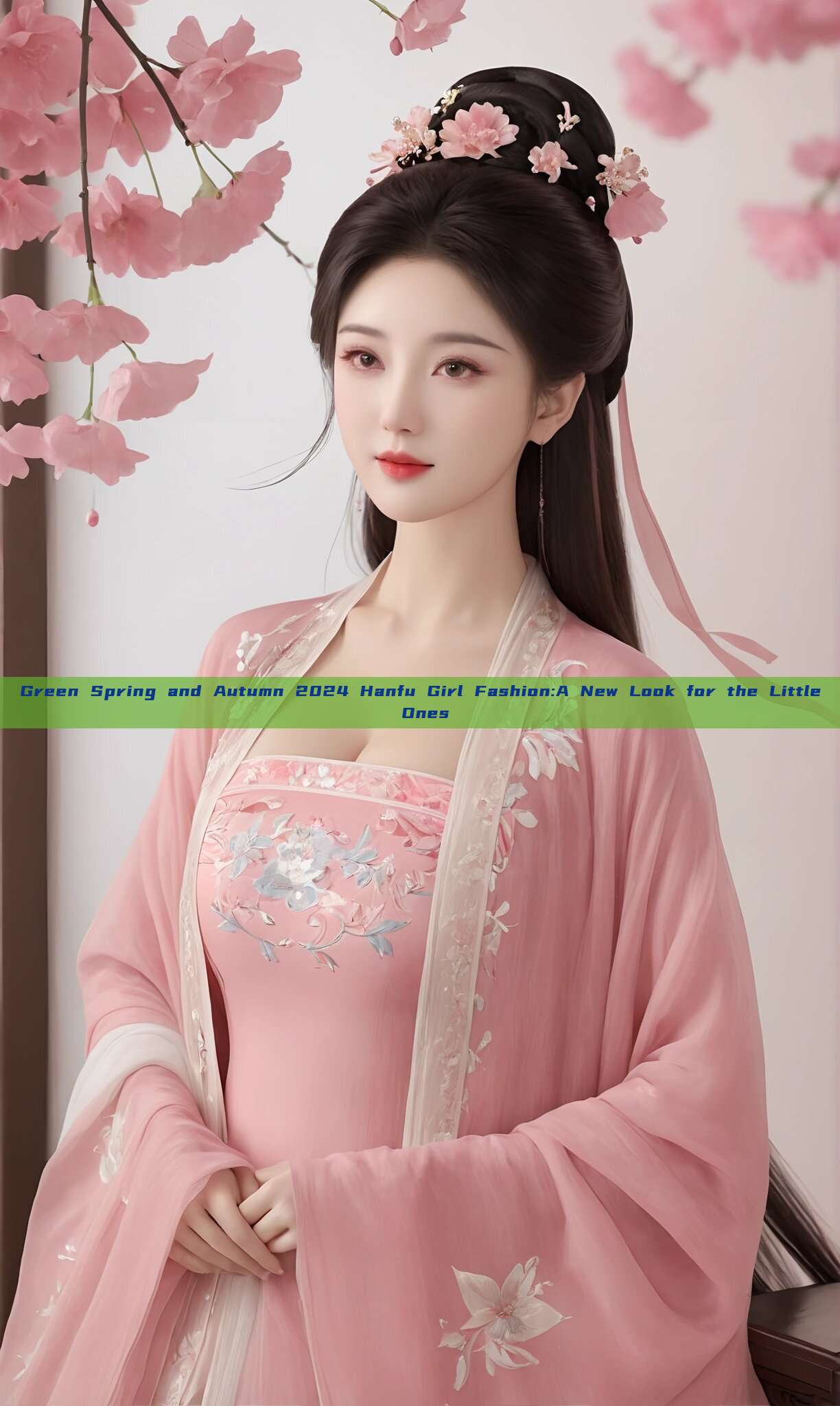 Green Spring and Autumn 2024 Hanfu Girl Fashion:A New Look for the Little Ones Green Spring and Autumn 2024 Hanfu Girl Fashion:A New Look for the Little Ones