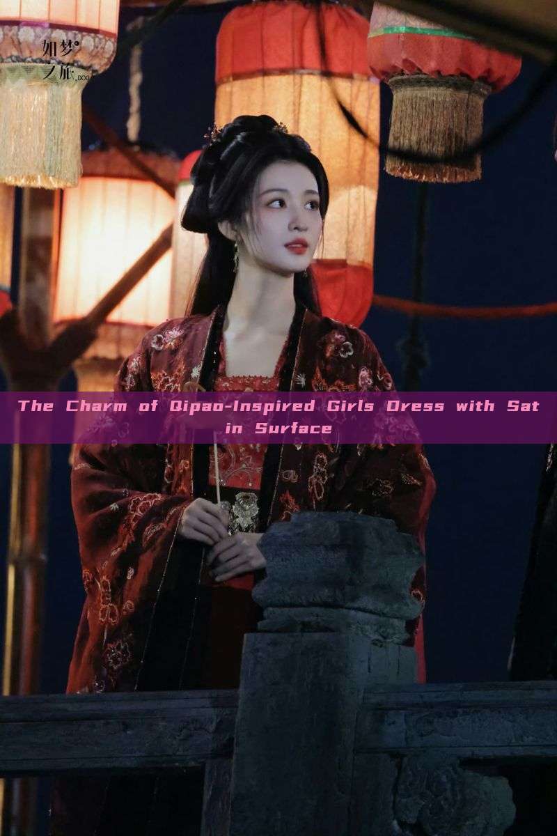 The Charm of Qipao-Inspired Girls Dress with Satin Surface The Charm of Qipao-Inspired Girls Dress with Satin Surface