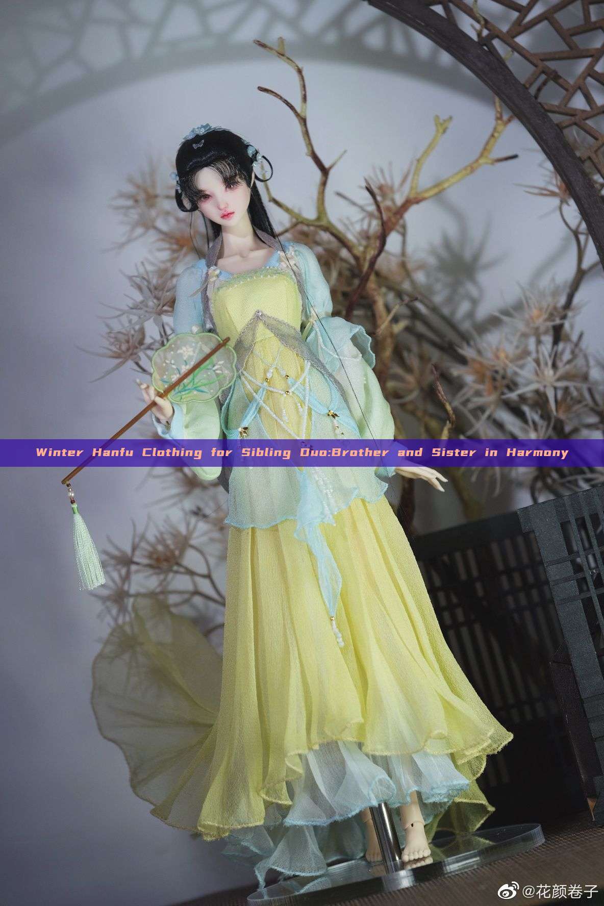 Winter Hanfu Clothing for Sibling Duo:Brother and Sister in Harmony Winter Hanfu Clothing for Sibling Duo:Brother and Sister in Harmony