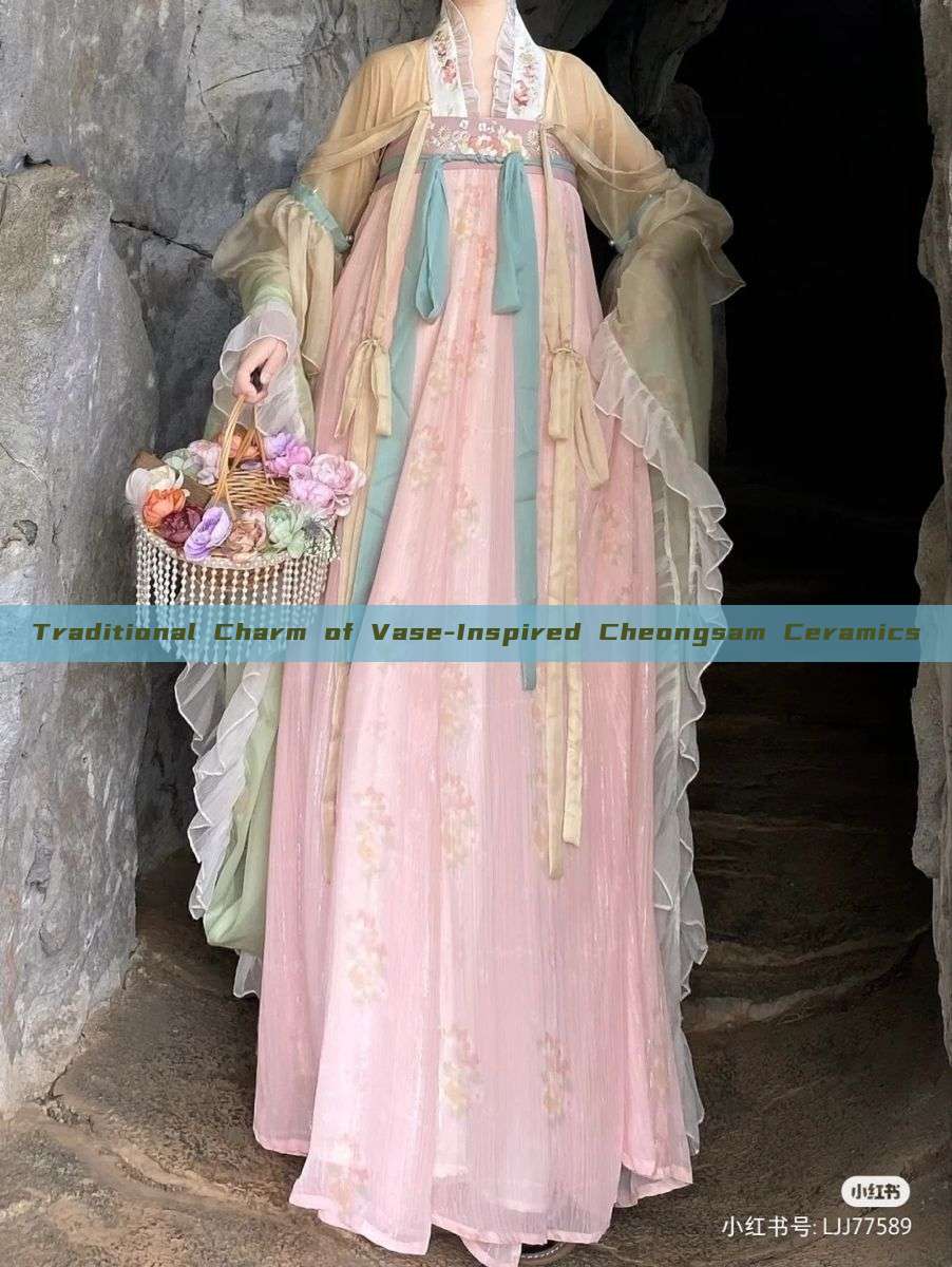 Traditional Charm of Vase-Inspired Cheongsam Ceramics