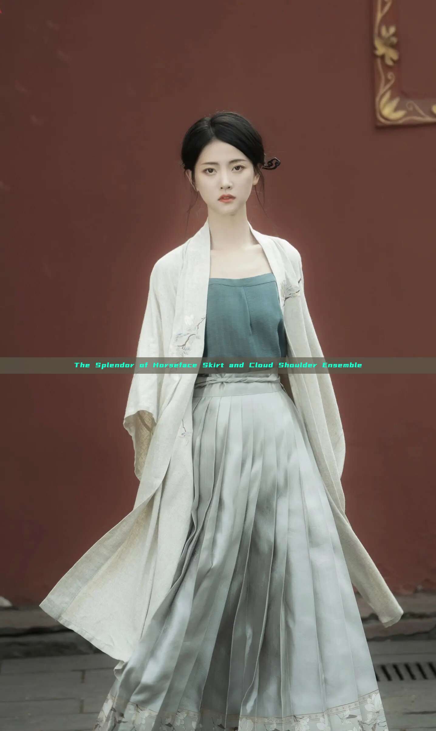 The Splendor of Horseface Skirt and Cloud Shoulder Ensemble The Splendor of Horseface Skirt and Cloud Shoulder Ensemble