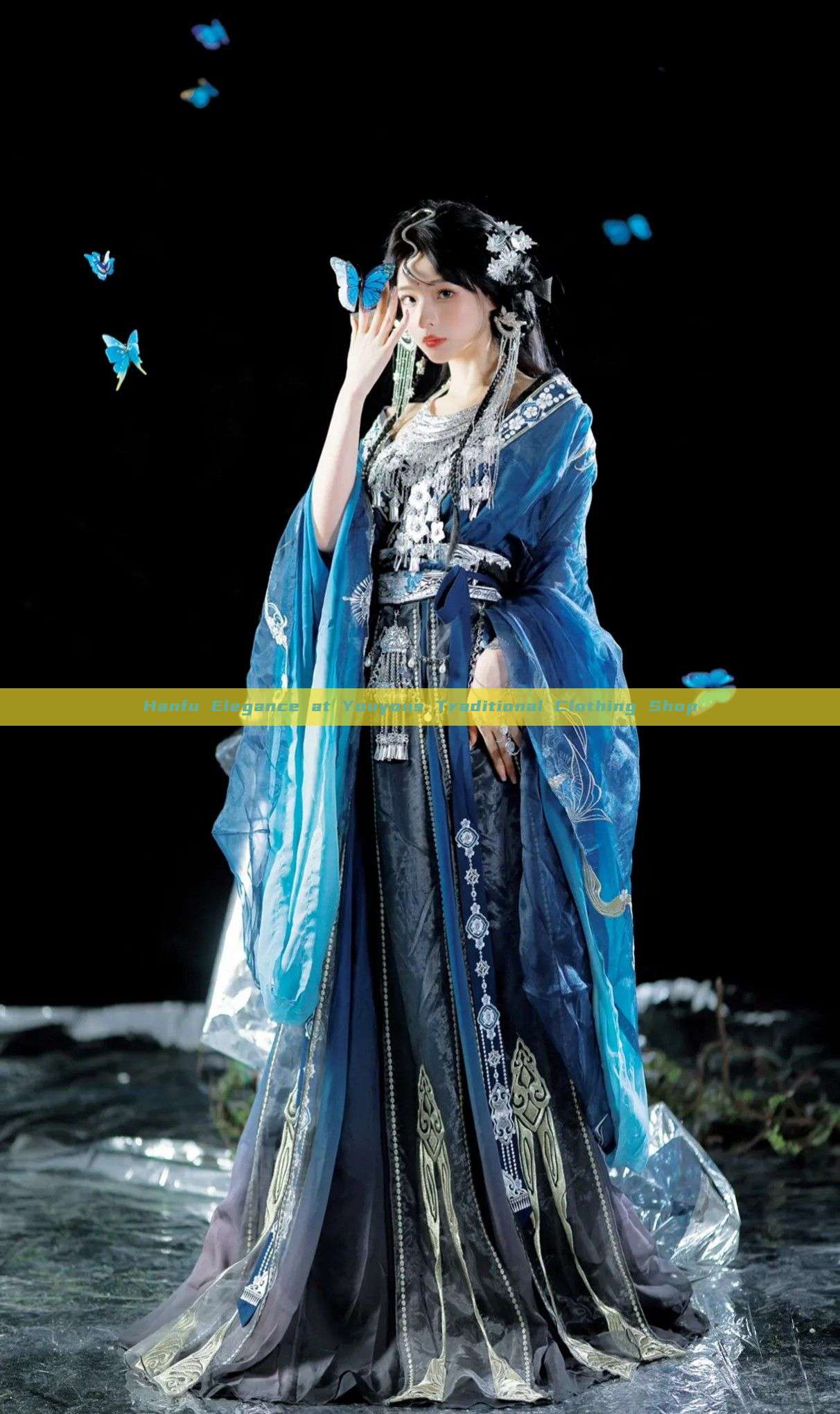 Hanfu Elegance at Youyous Traditional Clothing Shop Hanfu Elegance at Youyous Traditional Clothing Shop