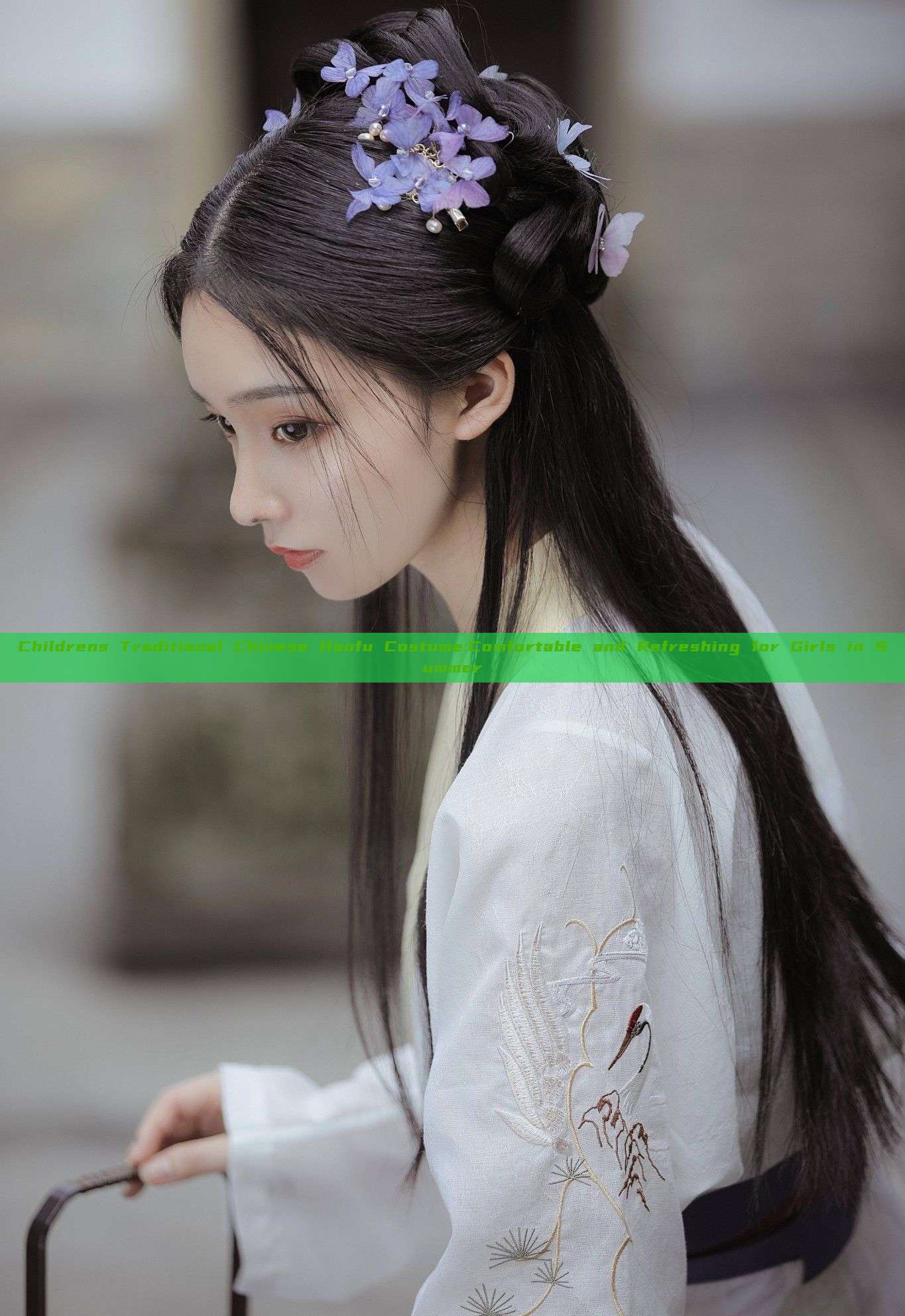 Childrens Traditional Chinese Hanfu Costume:Comfortable and Refreshing for Girls in Summer Childrens Traditional Chinese Hanfu Costume:Comfortable and Refreshing for Girls in Summer