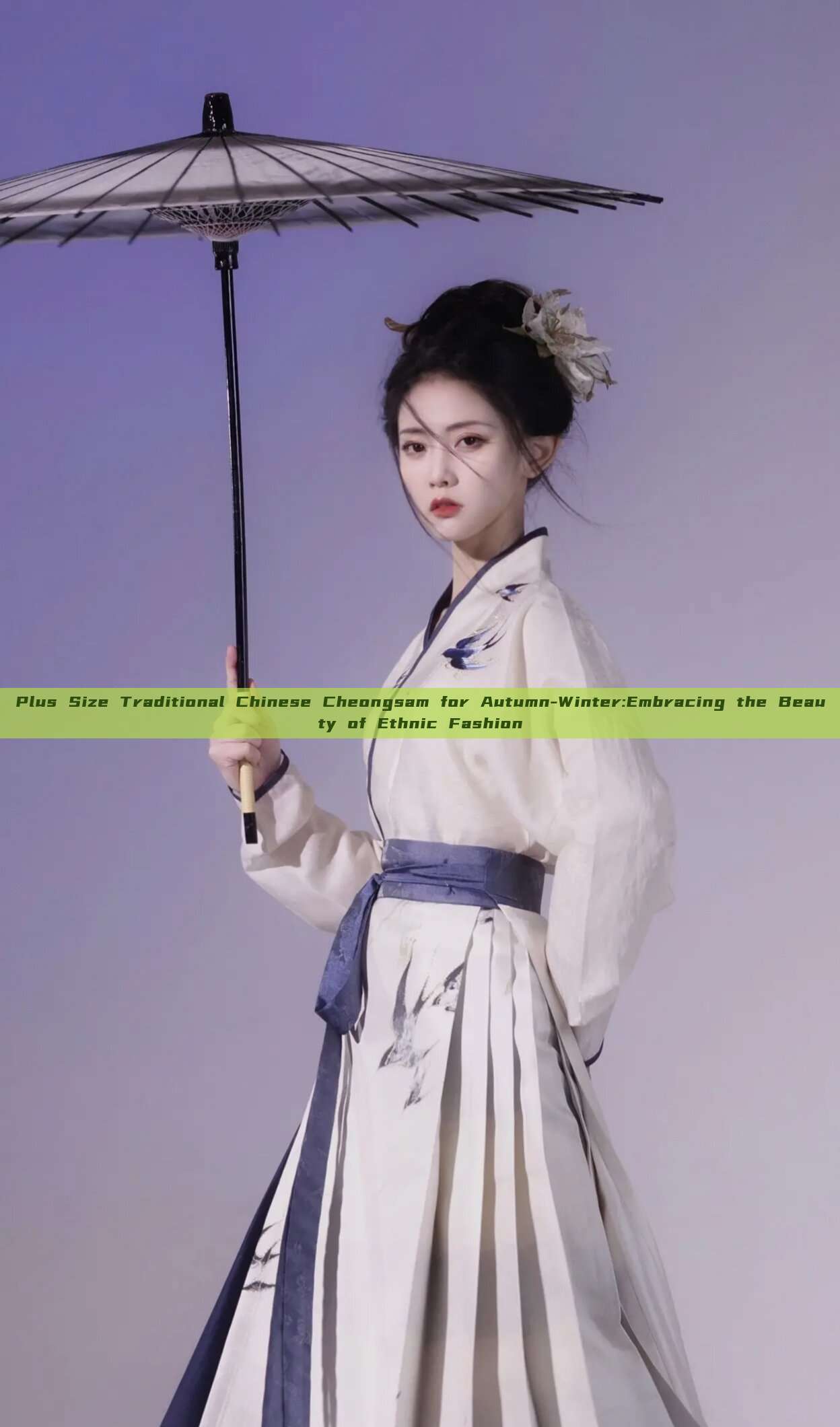 Plus Size Traditional Chinese Cheongsam for Autumn-Winter:Embracing the Beauty of Ethnic Fashion