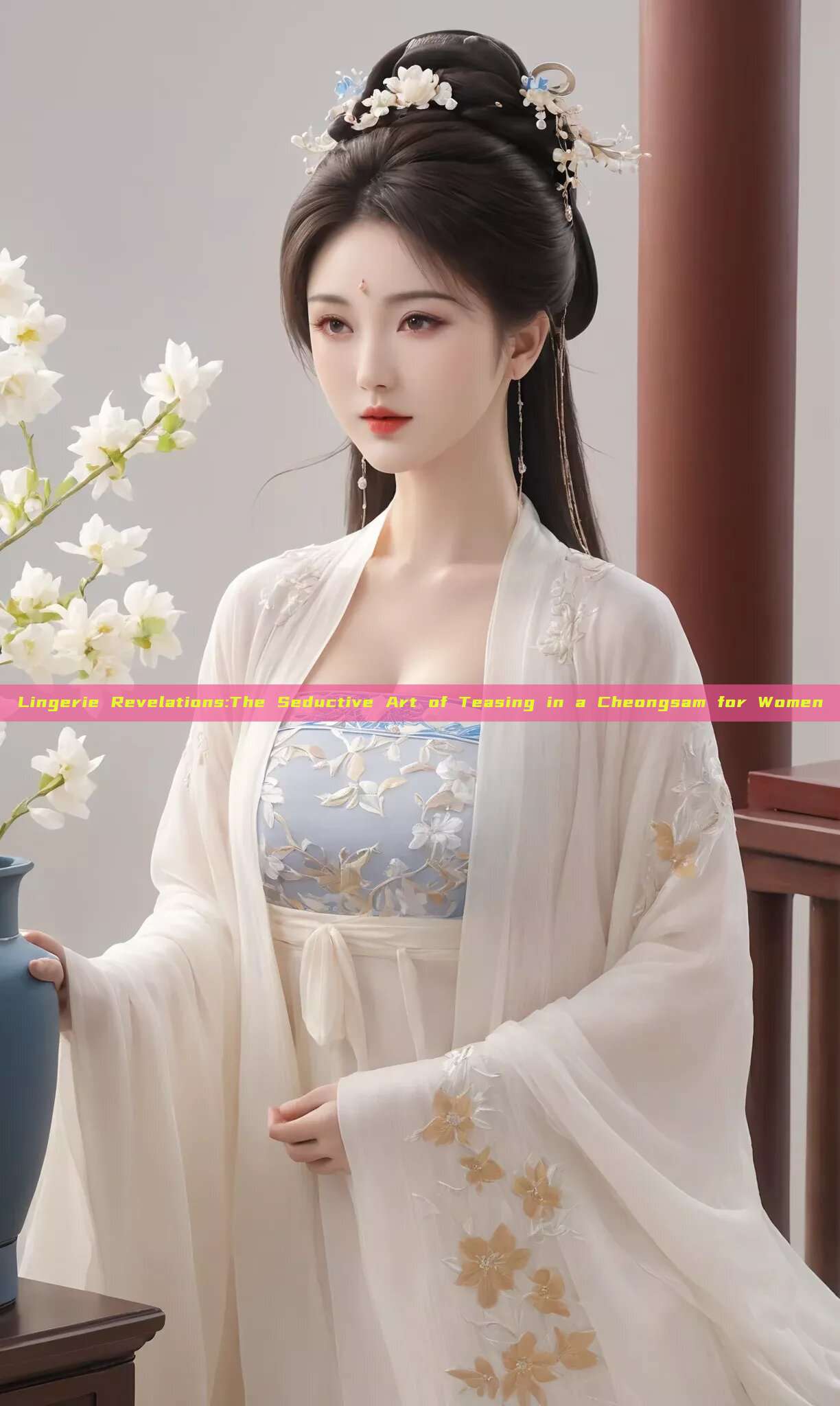 Lingerie Revelations:The Seductive Art of Teasing in a Cheongsam for Women