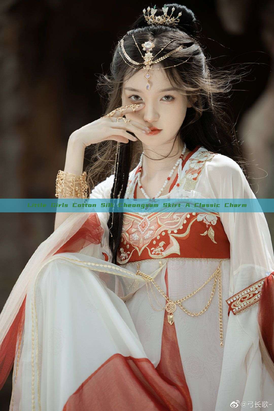 Little Girls Cotton Silk Cheongsam Skirt A Classic Charm Little Girls Cotton Silk Cheongsam Skirt A Classic Charm