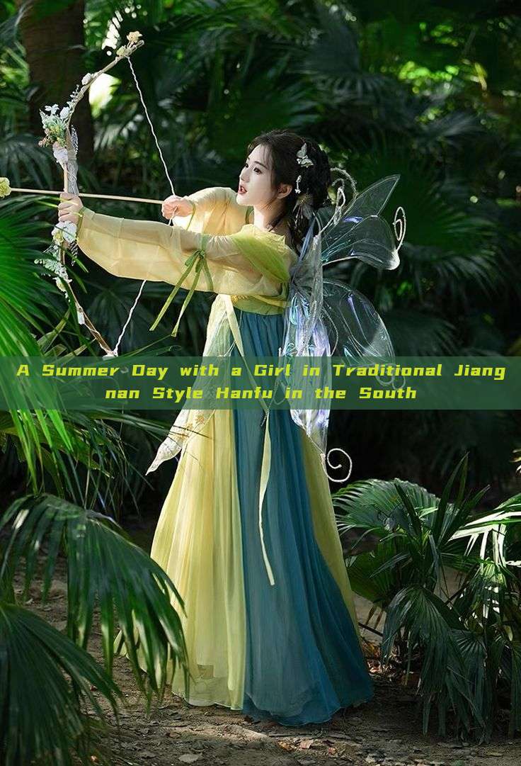 A Summer Day with a Girl in Traditional Jiangnan Style Hanfu in the South A Summer Day with a Girl in Traditional Jiangnan Style Hanfu in the South