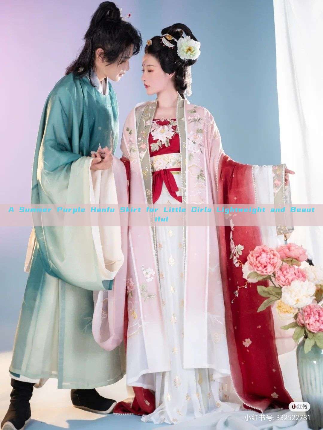 A Summer Purple Hanfu Skirt for Little Girls Lightweight and Beautiful A Summer Purple Hanfu Skirt for Little Girls Lightweight and Beautiful