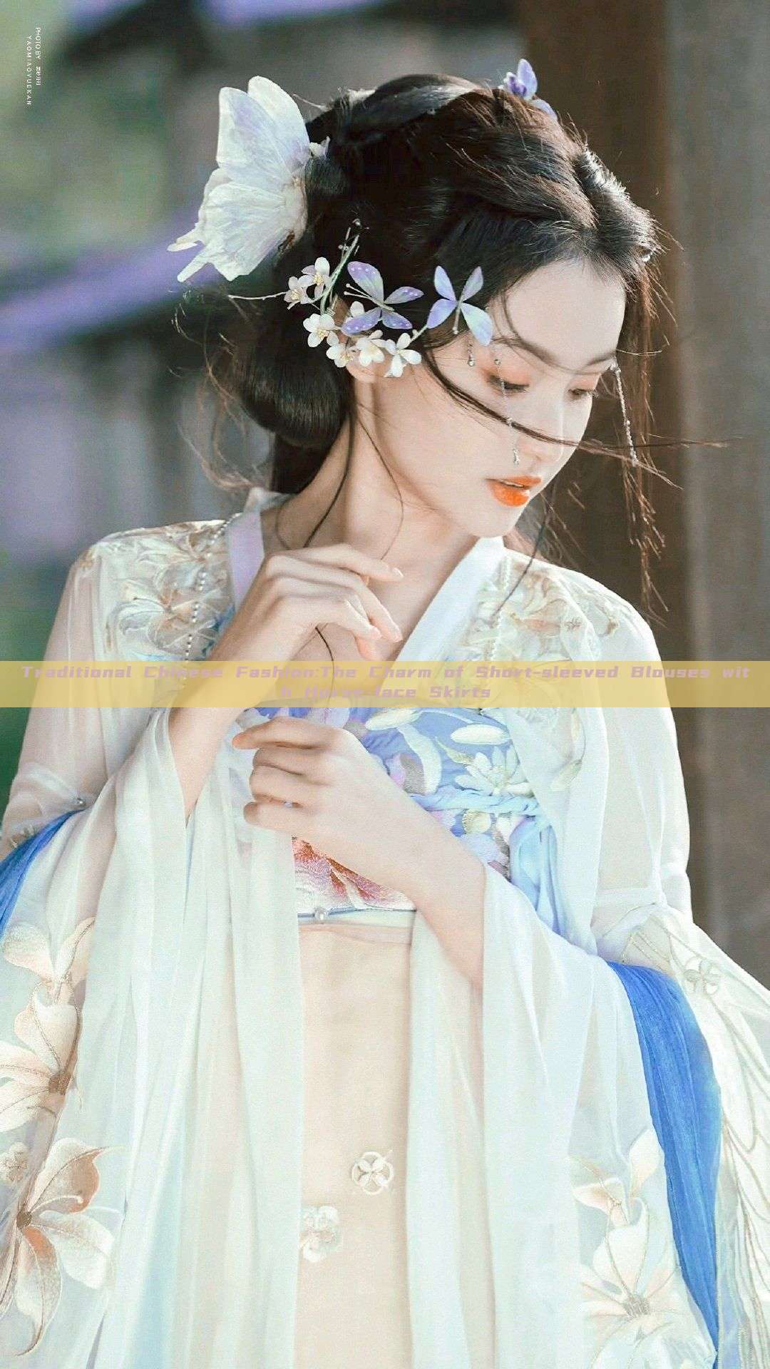 Traditional Chinese Fashion:The Charm of Short-sleeved Blouses with Horse-face Skirts Traditional Chinese Fashion:The Charm of Short-sleeved Blouses with Horse-face Skirts