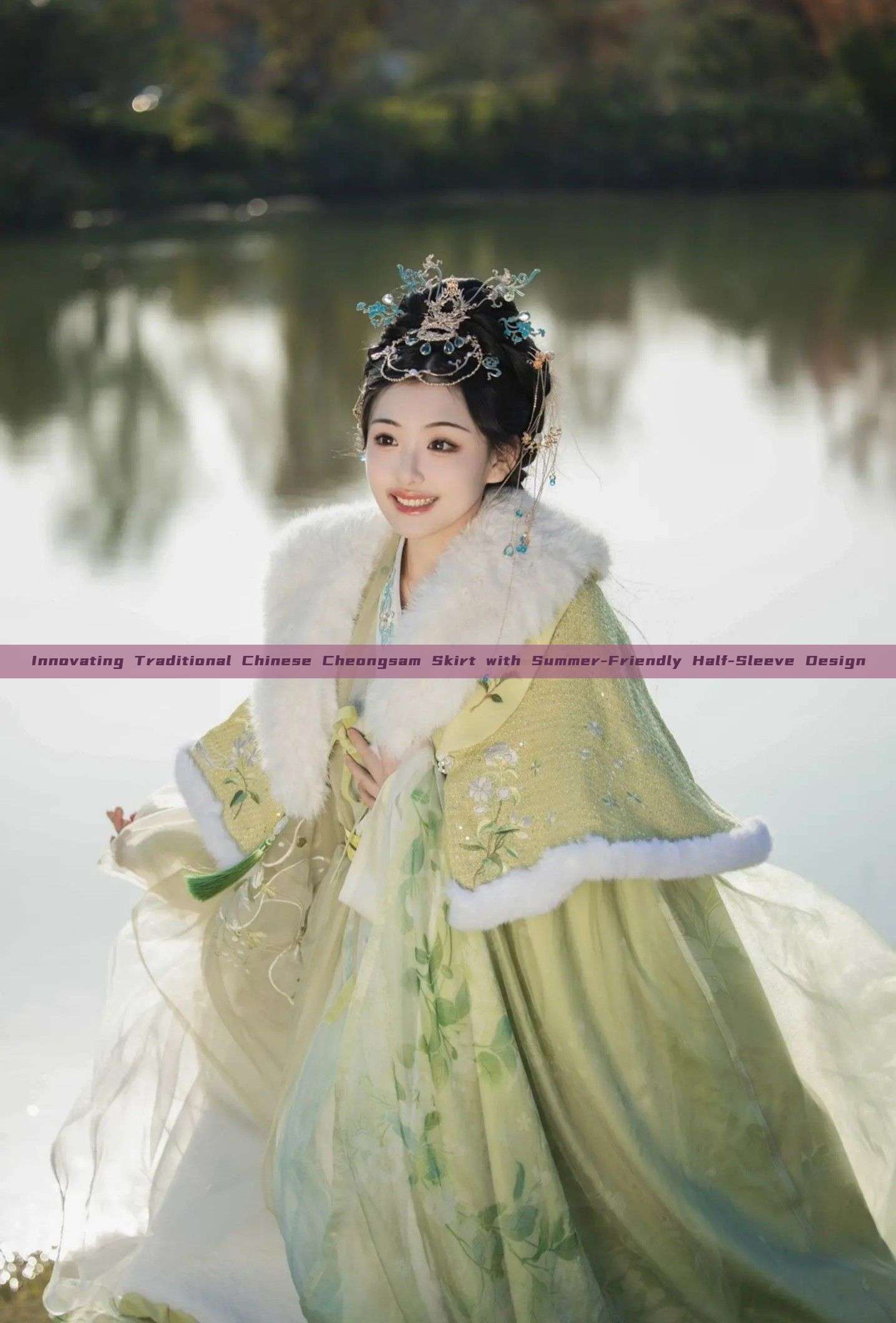 Innovating Traditional Chinese Cheongsam Skirt with Summer-Friendly Half-Sleeve Design Innovating Traditional Chinese Cheongsam Skirt with Summer-Friendly Half-Sleeve Design