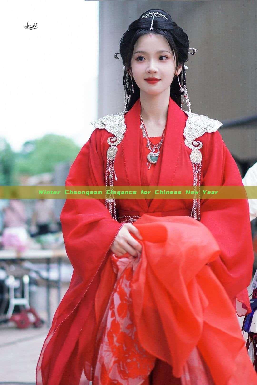 Winter Cheongsam Elegance for Chinese New Year Winter Cheongsam Elegance for Chinese New Year