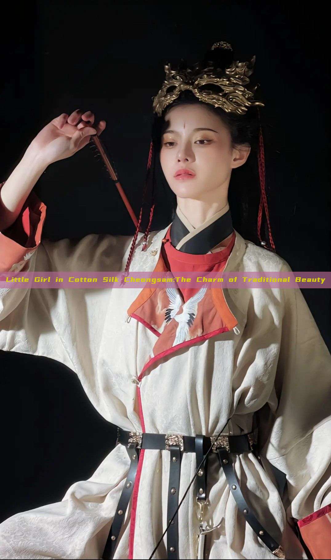 Little Girl in Cotton Silk Cheongsam:The Charm of Traditional Beauty Little Girl in Cotton Silk Cheongsam:The Charm of Traditional Beauty