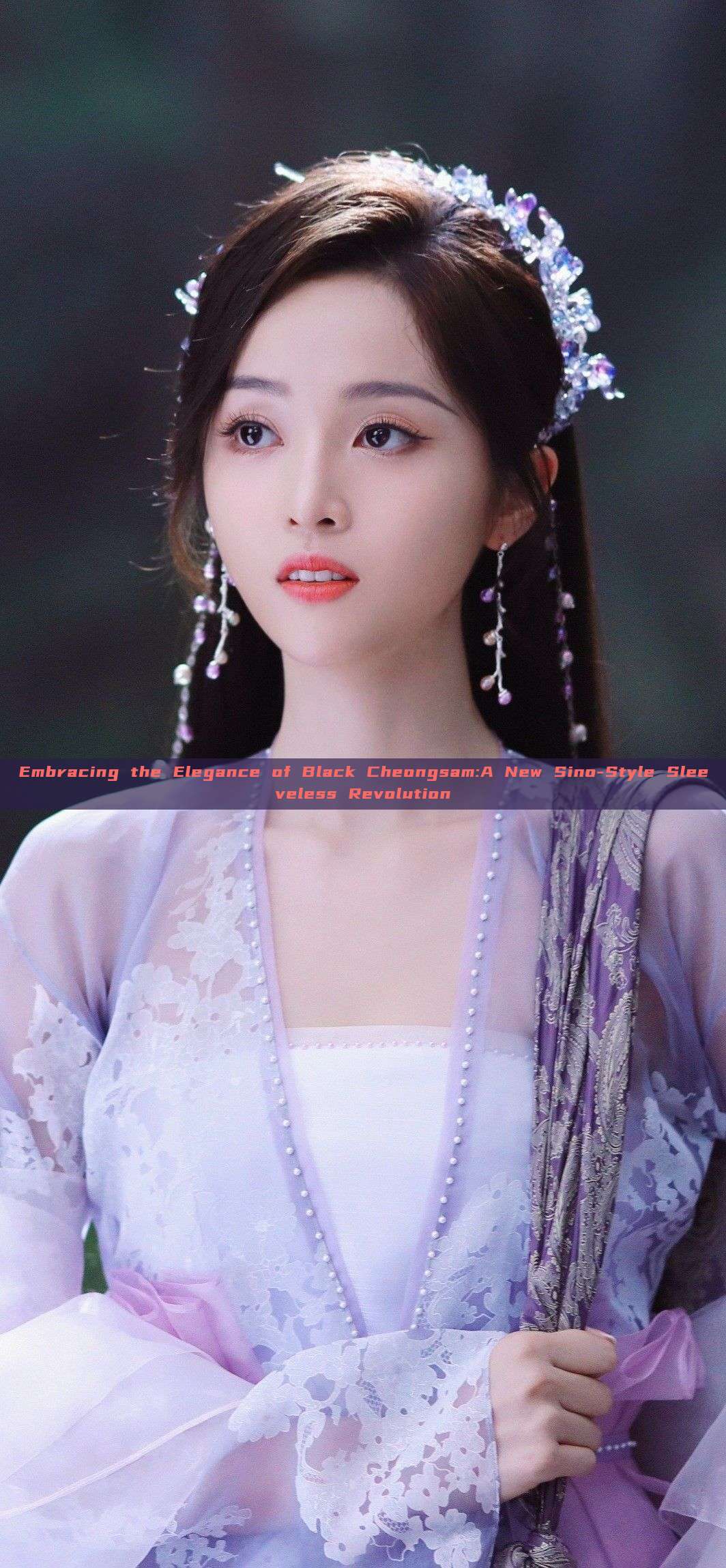 Embracing the Elegance of Black Cheongsam:A New Sino-Style Sleeveless Revolution Embracing the Elegance of Black Cheongsam:A New Sino-Style Sleeveless Revolution